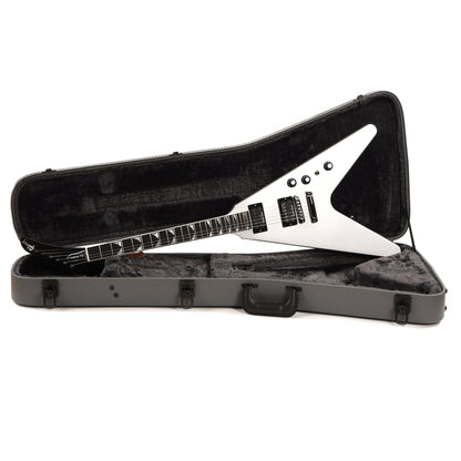 Gibson Artist Dave Mustaine Signature "Rust in Peace" Flying V EXP Silver Metallic Electric Guitars / Solid Body
