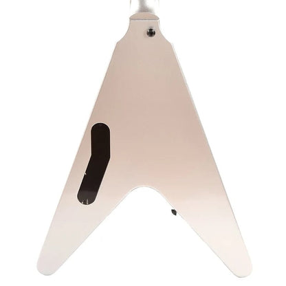 Gibson Artist Dave Mustaine Signature "Rust in Peace" Flying V EXP Silver Metallic Electric Guitars / Solid Body