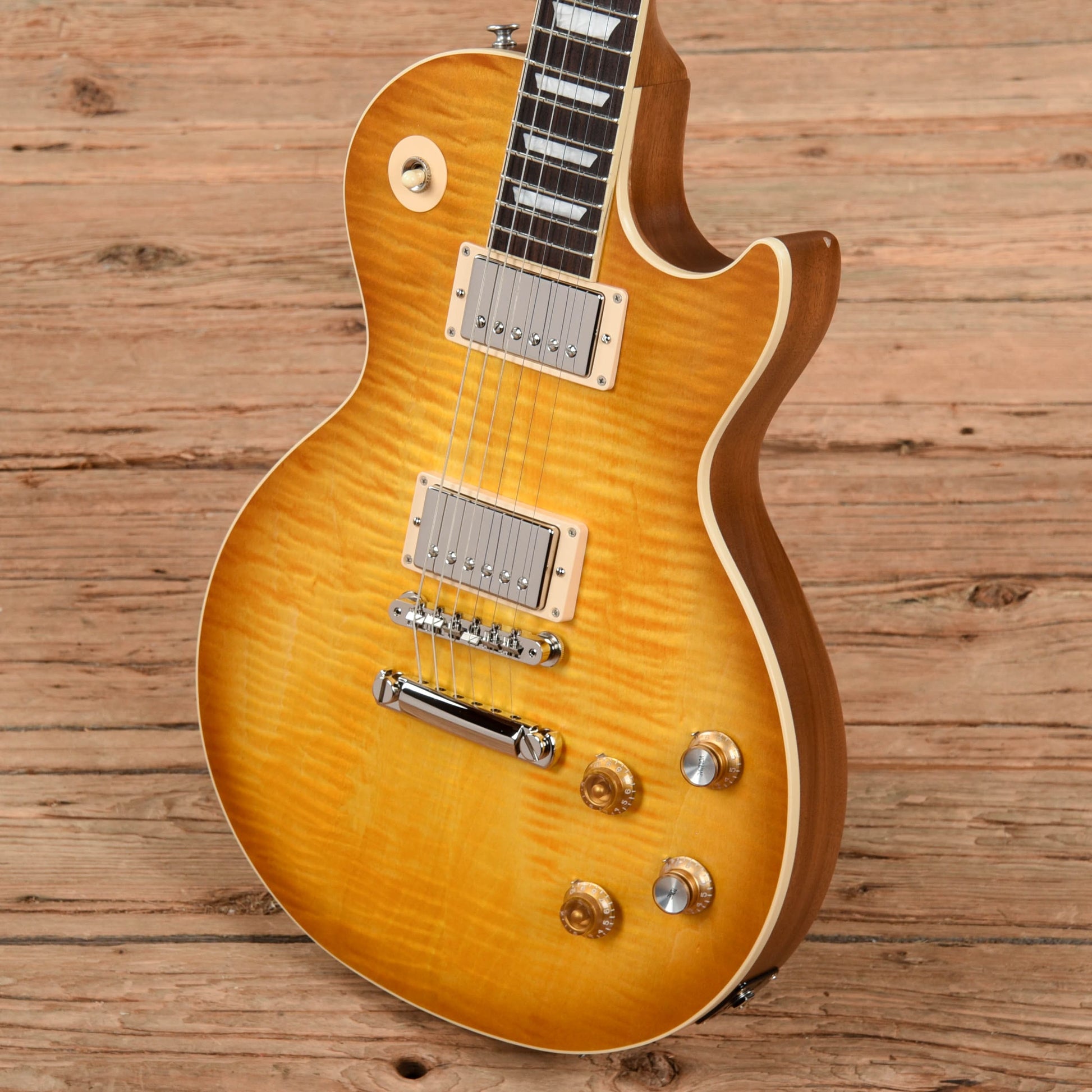 Gibson Artist Kirk Hammett "Greeny" Les Paul Standard Greeny Burst Electric Guitars / Solid Body