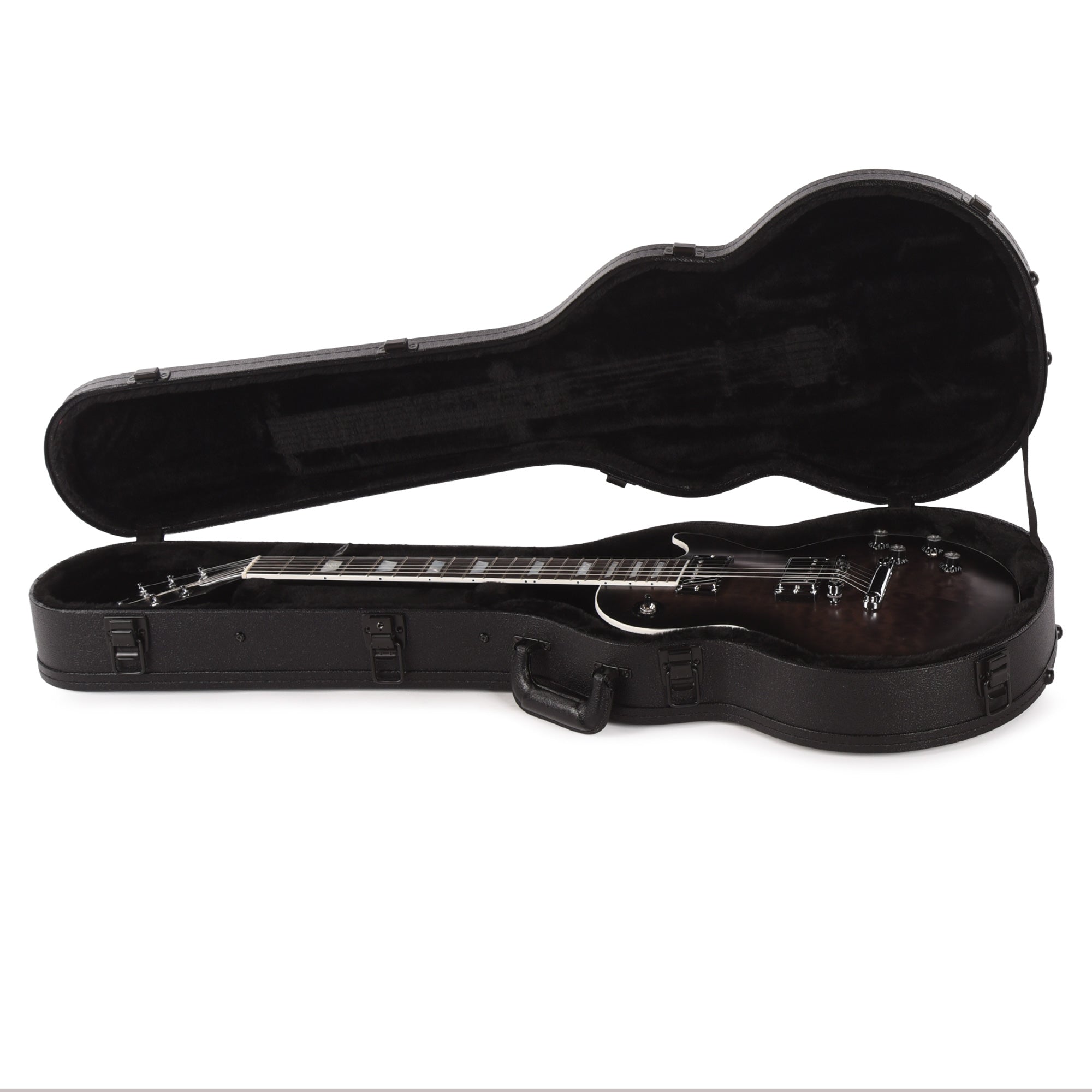 Gibson Artist Mark Morton Les Paul Modern Quilt Translucent Ebony Burst Satin Electric Guitars / Solid Body