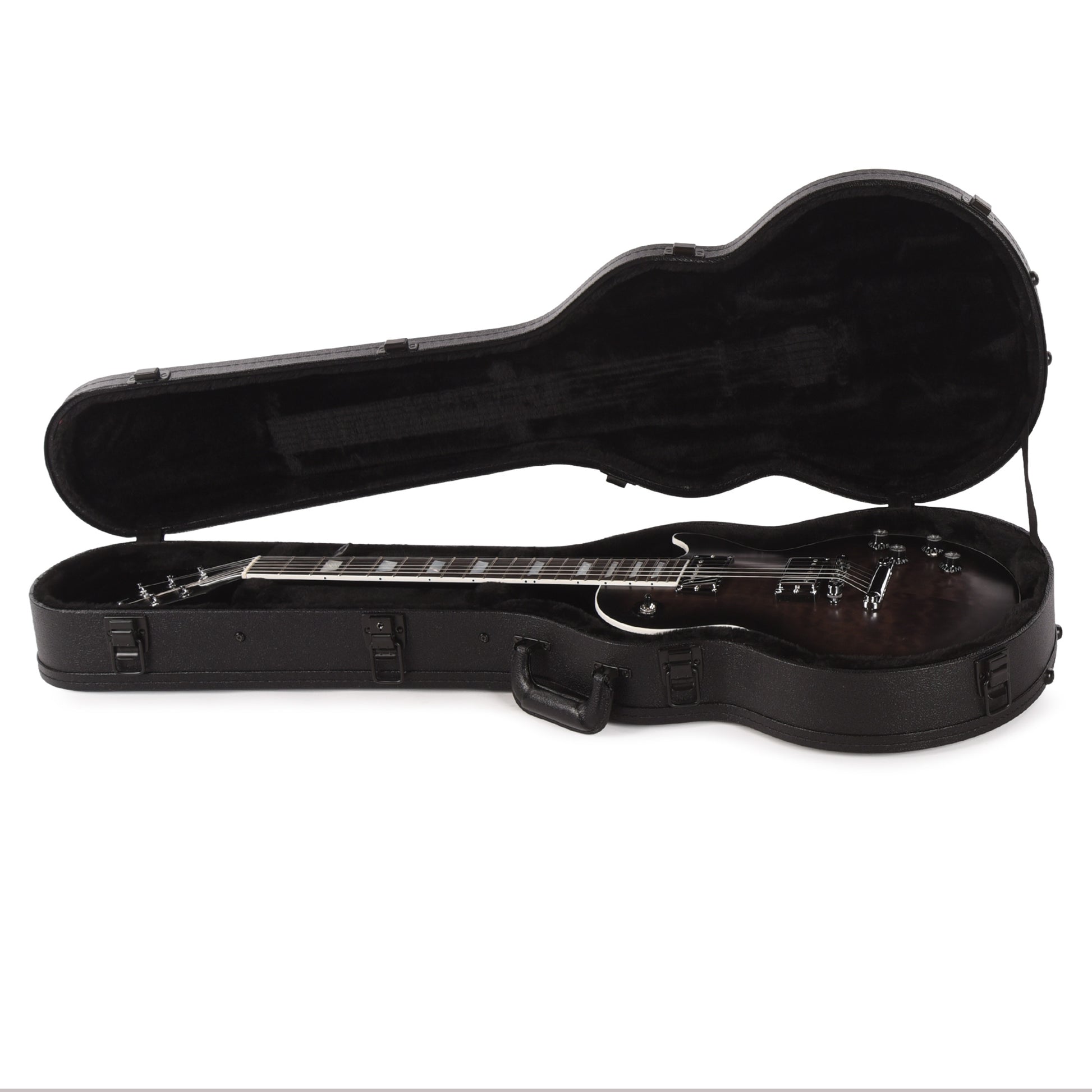 Gibson Artist Mark Morton Les Paul Modern Quilt Translucent Ebony Burst Satin Electric Guitars / Solid Body