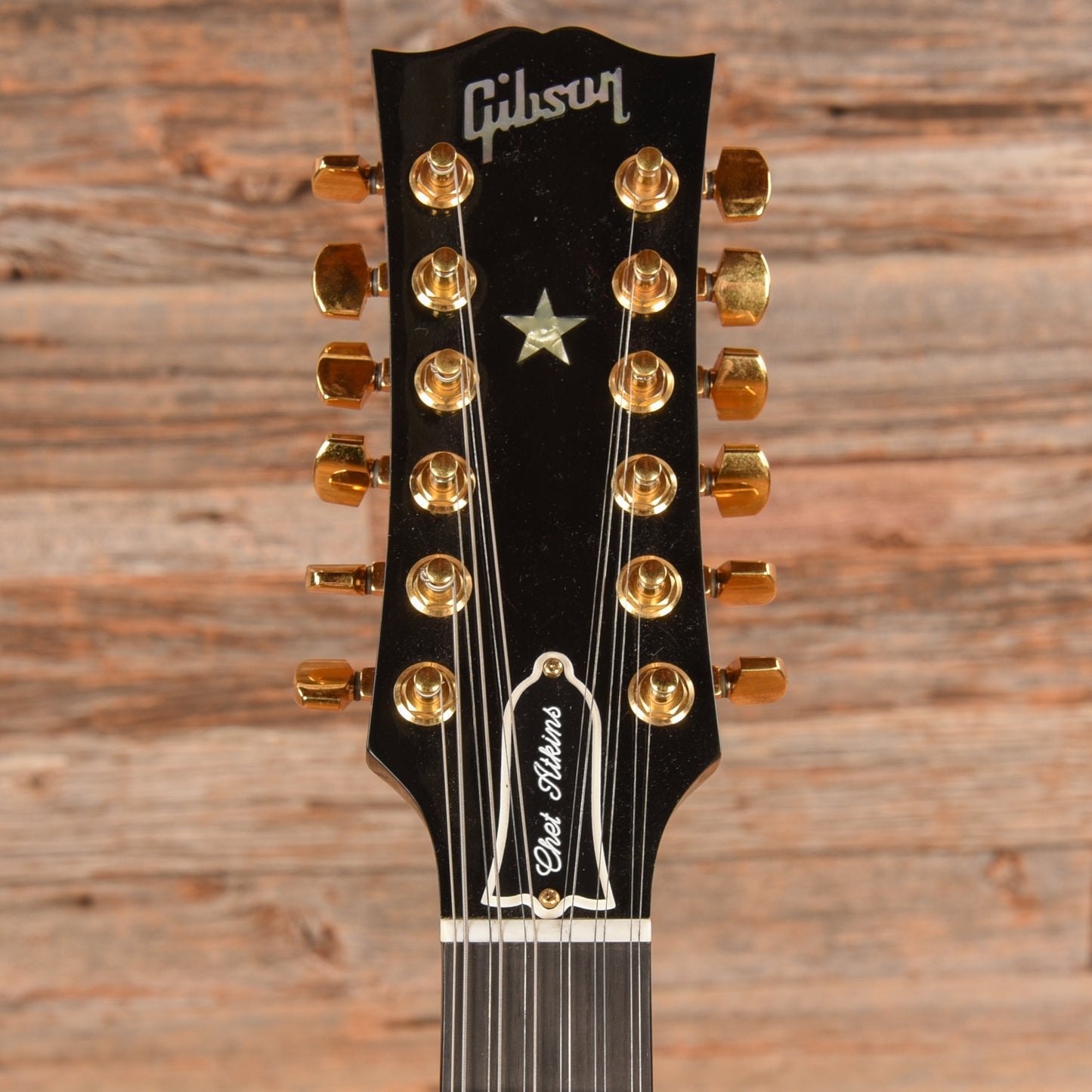 Gibson Chet Atkins SST 12 String Black 1998  - Dave Amato of REO Speedwagon Electric Guitars / Solid Body