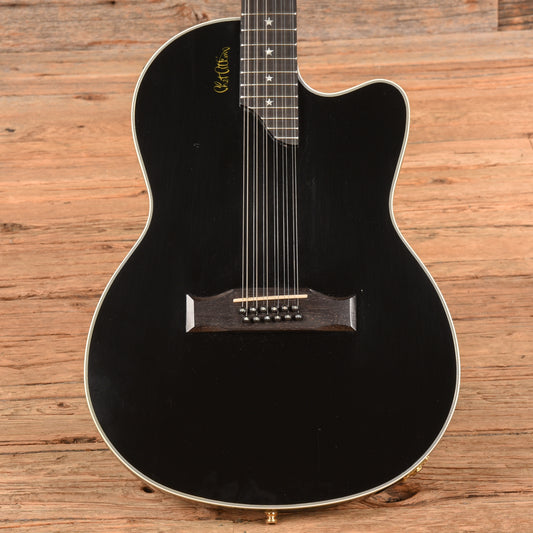 Gibson Chet Atkins SST 12 String Black 1998  - Dave Amato of REO Speedwagon Electric Guitars / Solid Body