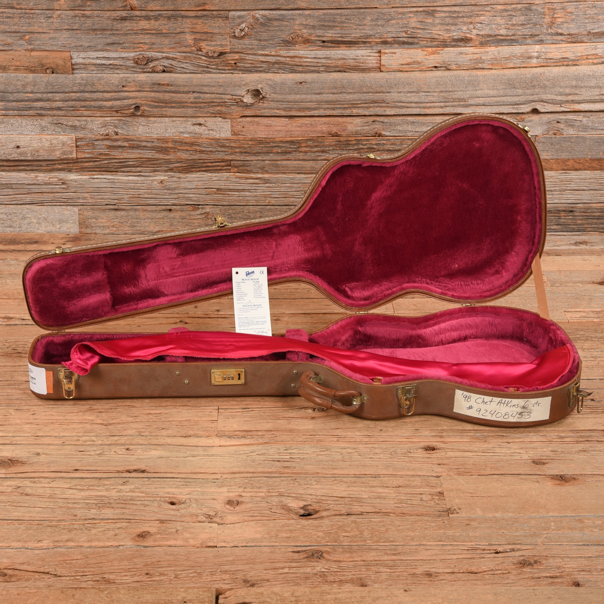Gibson Chet Atkins SST 6 String Black 1998  - Dave Amato of REO Speedwagon Electric Guitars / Solid Body