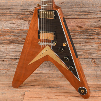 Gibson Custom 1958 Flying V Mahogany Natural 2021 Electric Guitars / Solid Body