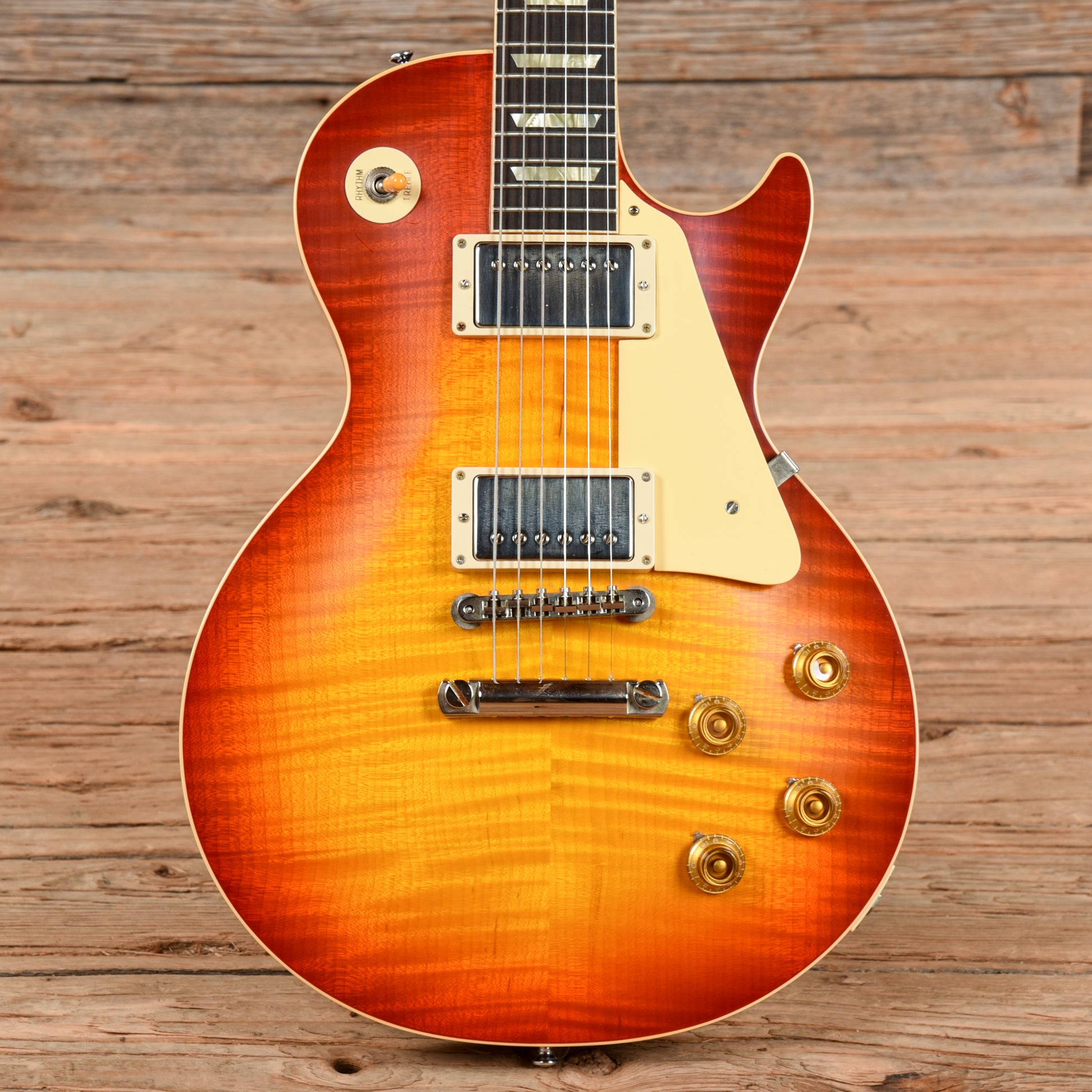 Gibson Custom 1959 Les Paul Standard Reissue Washed Cherry Sunburst 2023 Electric Guitars / Solid Body