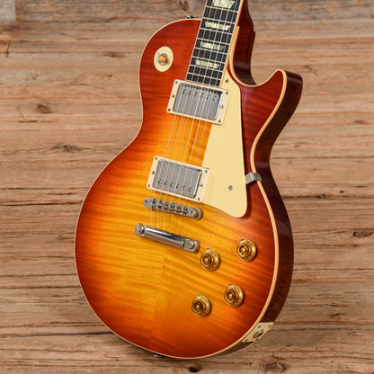 Gibson Custom 1959 Les Paul Standard Reissue Washed Cherry Sunburst 2023 Electric Guitars / Solid Body