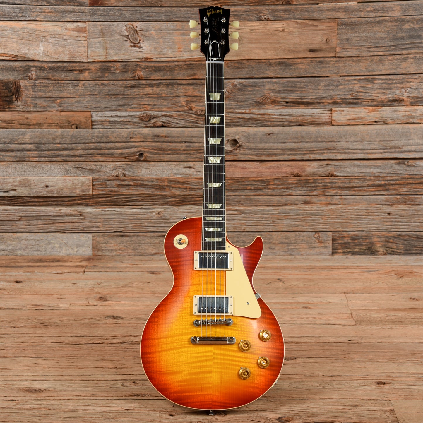 Gibson Custom 1959 Les Paul Standard Reissue Washed Cherry Sunburst 2023 Electric Guitars / Solid Body