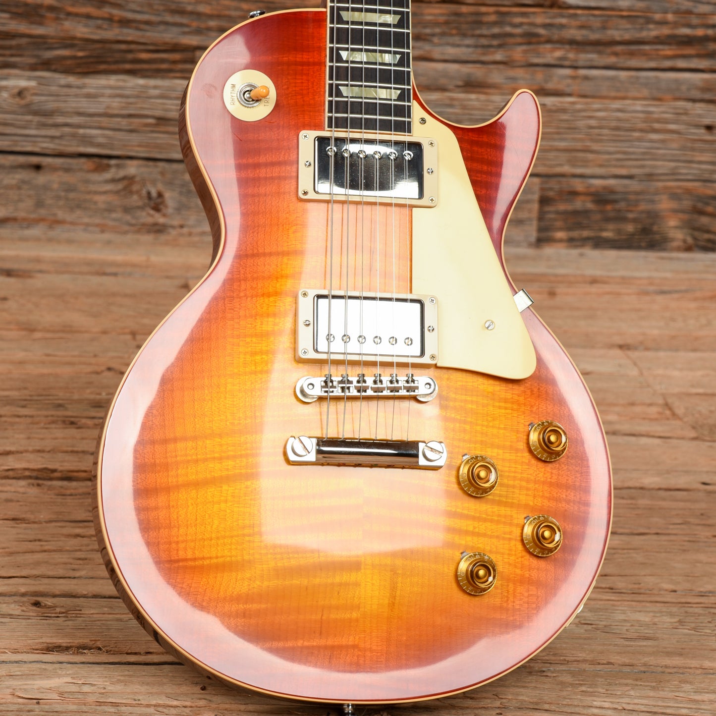 Gibson Custom 1959 Les Paul Standard Reissue Washed Cherry Sunburst 2023 Electric Guitars / Solid Body