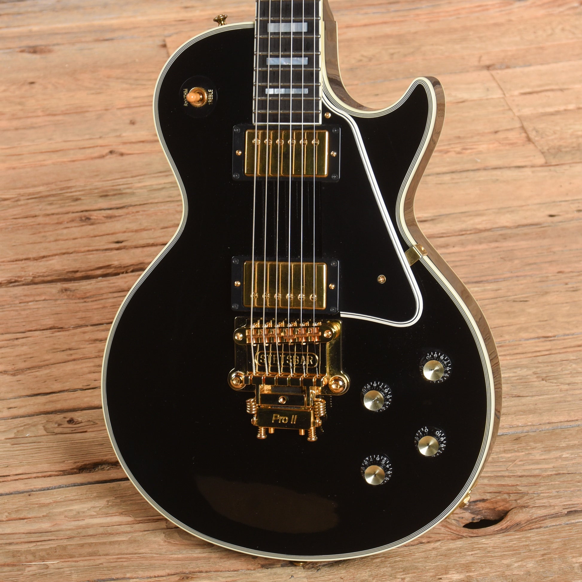 Gibson Custom 50th Anniversary 1960 Les Paul Custom Ebony 2010 Electric Guitars / Solid Body