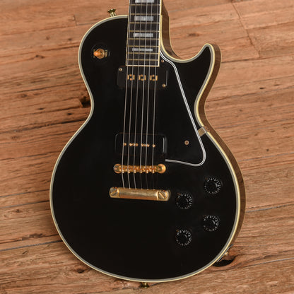 Gibson Custom '54 Les Paul Custom VOS Ebony 2007 Electric Guitars / Solid Body