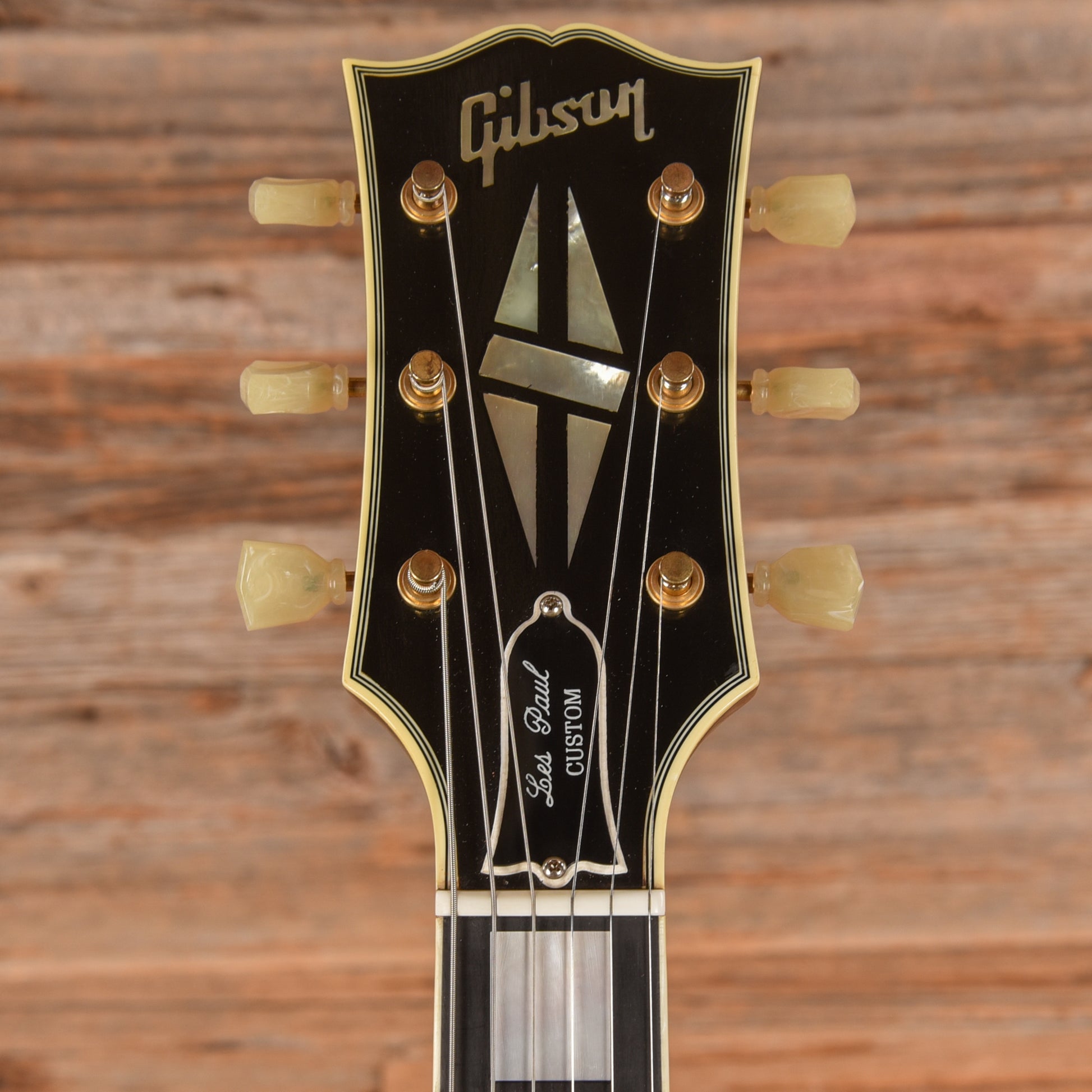 Gibson Custom '54 Les Paul Custom VOS Ebony 2007 Electric Guitars / Solid Body