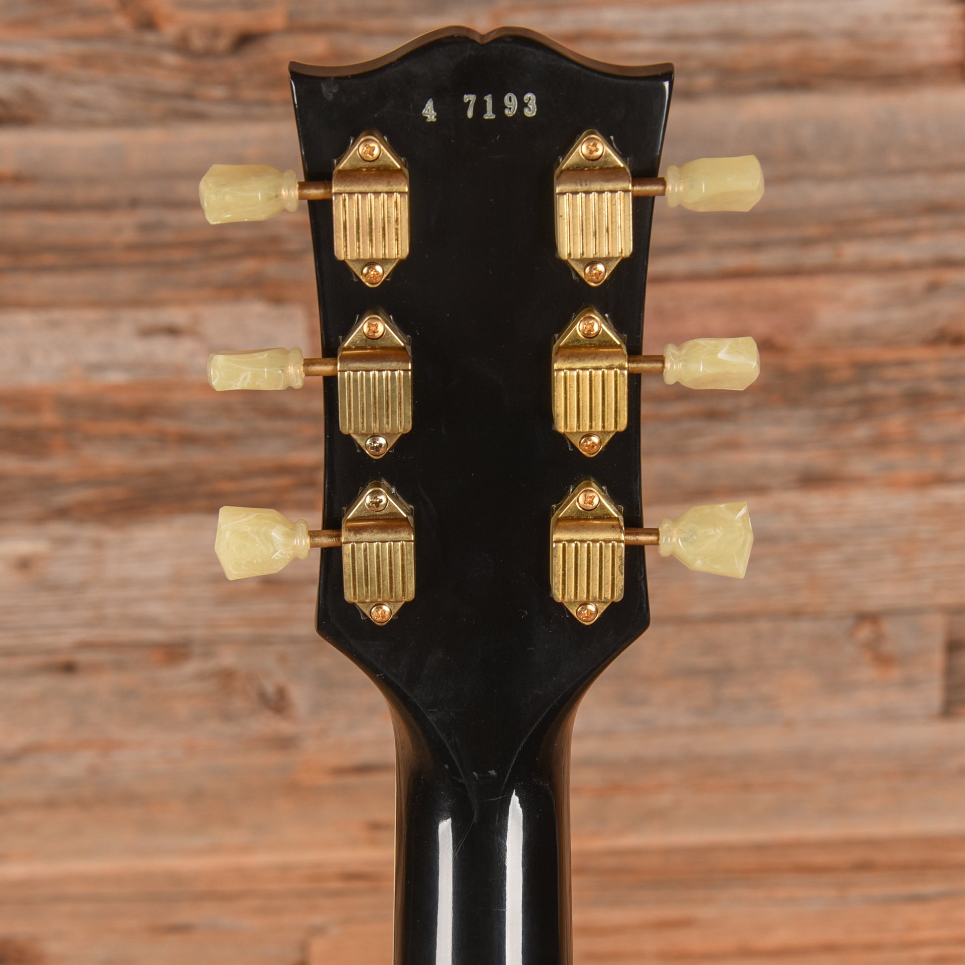Gibson Custom '54 Les Paul Custom VOS Ebony 2007 Electric Guitars / Solid Body