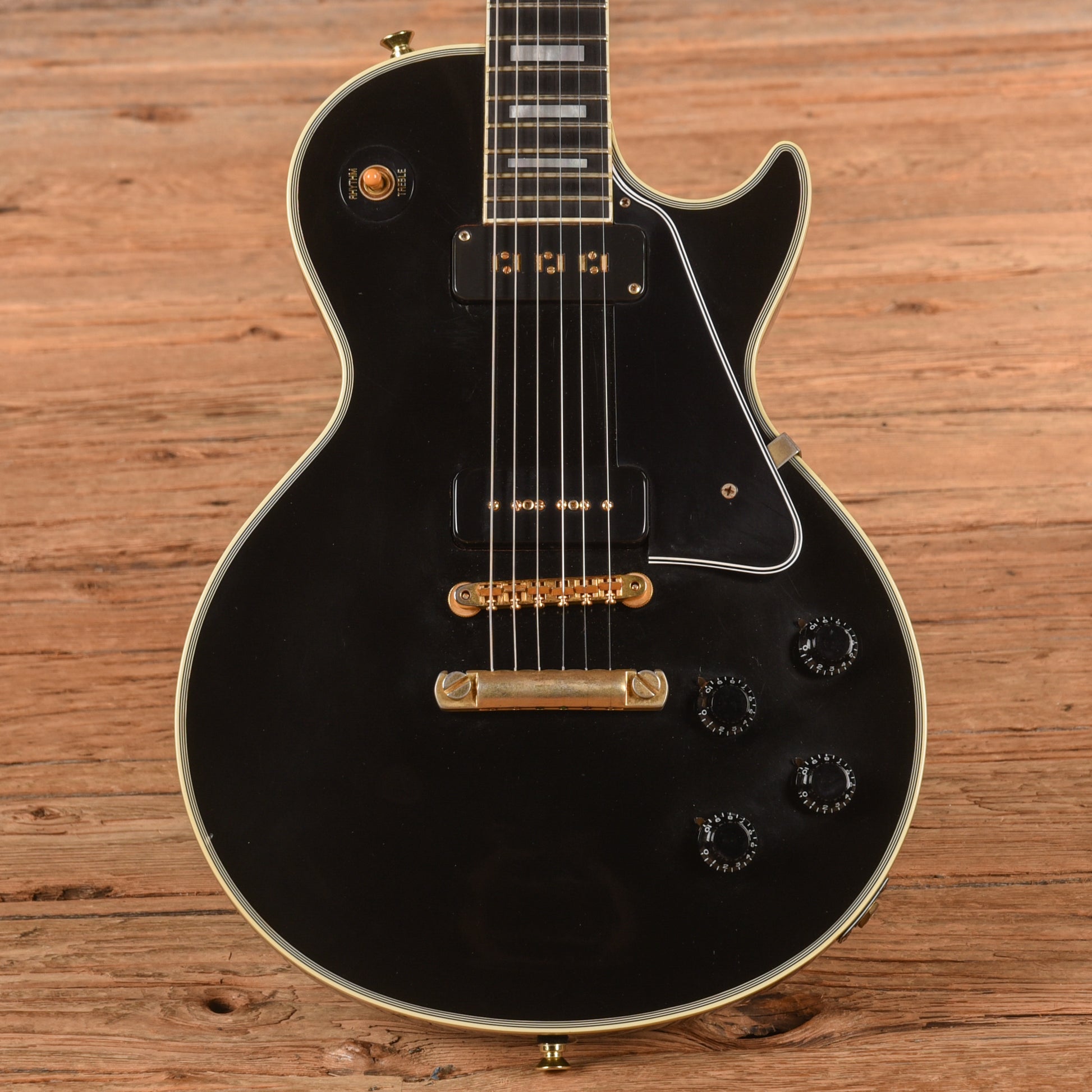 Gibson Custom '54 Les Paul Custom VOS Ebony 2007 Electric Guitars / Solid Body