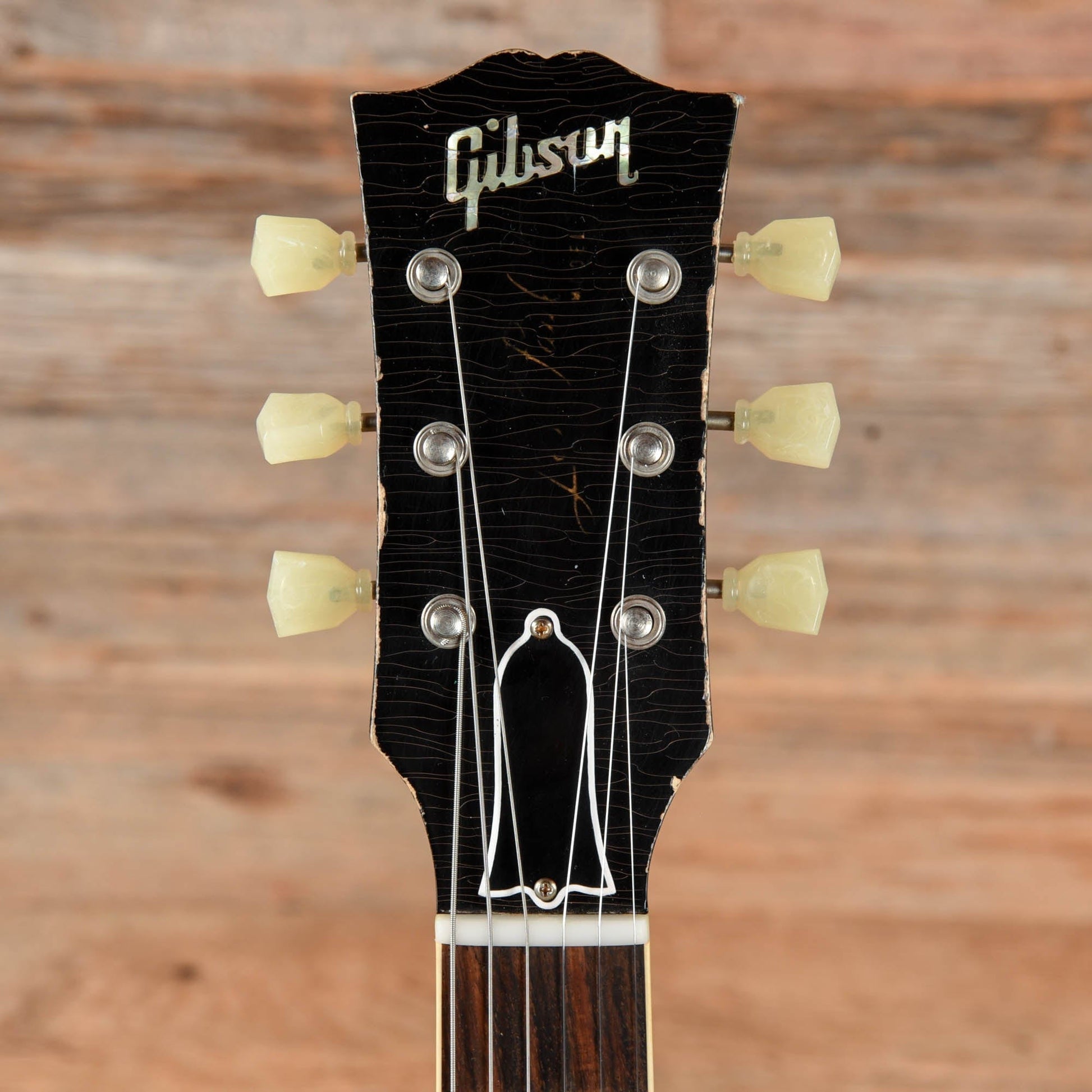 Gibson Custom '56 Les Paul Aged Ebony 2014 Electric Guitars / Solid Body