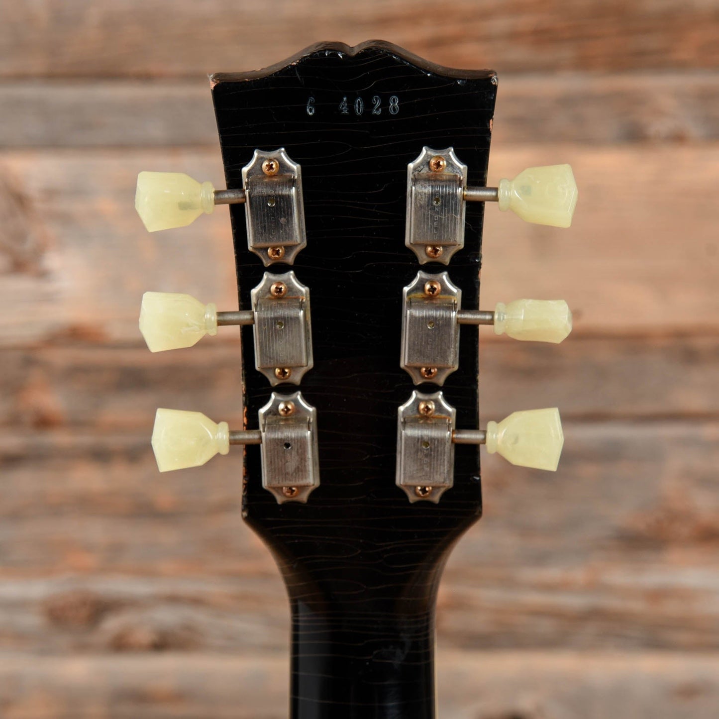 Gibson Custom '56 Les Paul Aged Ebony 2014 Electric Guitars / Solid Body