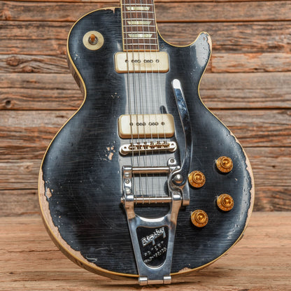 Gibson Custom '56 Les Paul Aged Ebony 2014 Electric Guitars / Solid Body