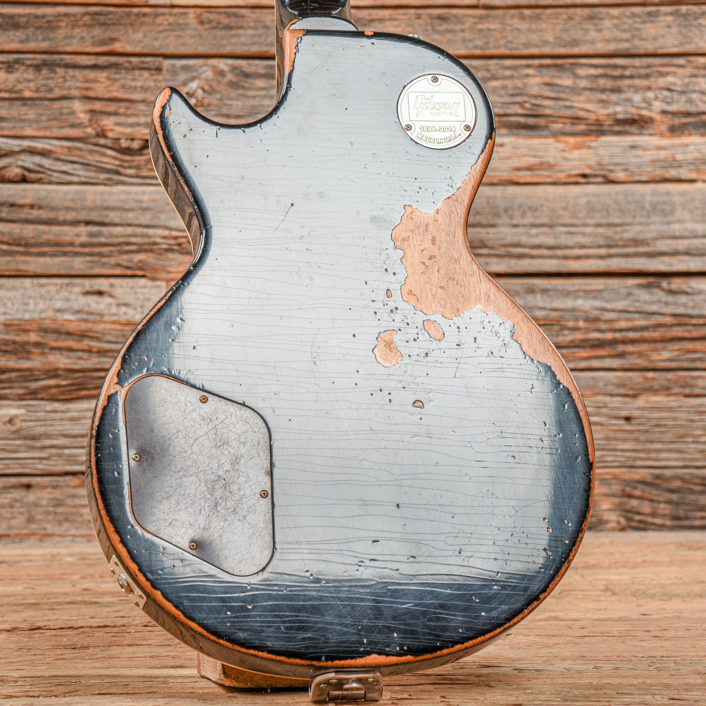 Gibson Custom '56 Les Paul Aged Ebony 2014 Electric Guitars / Solid Body