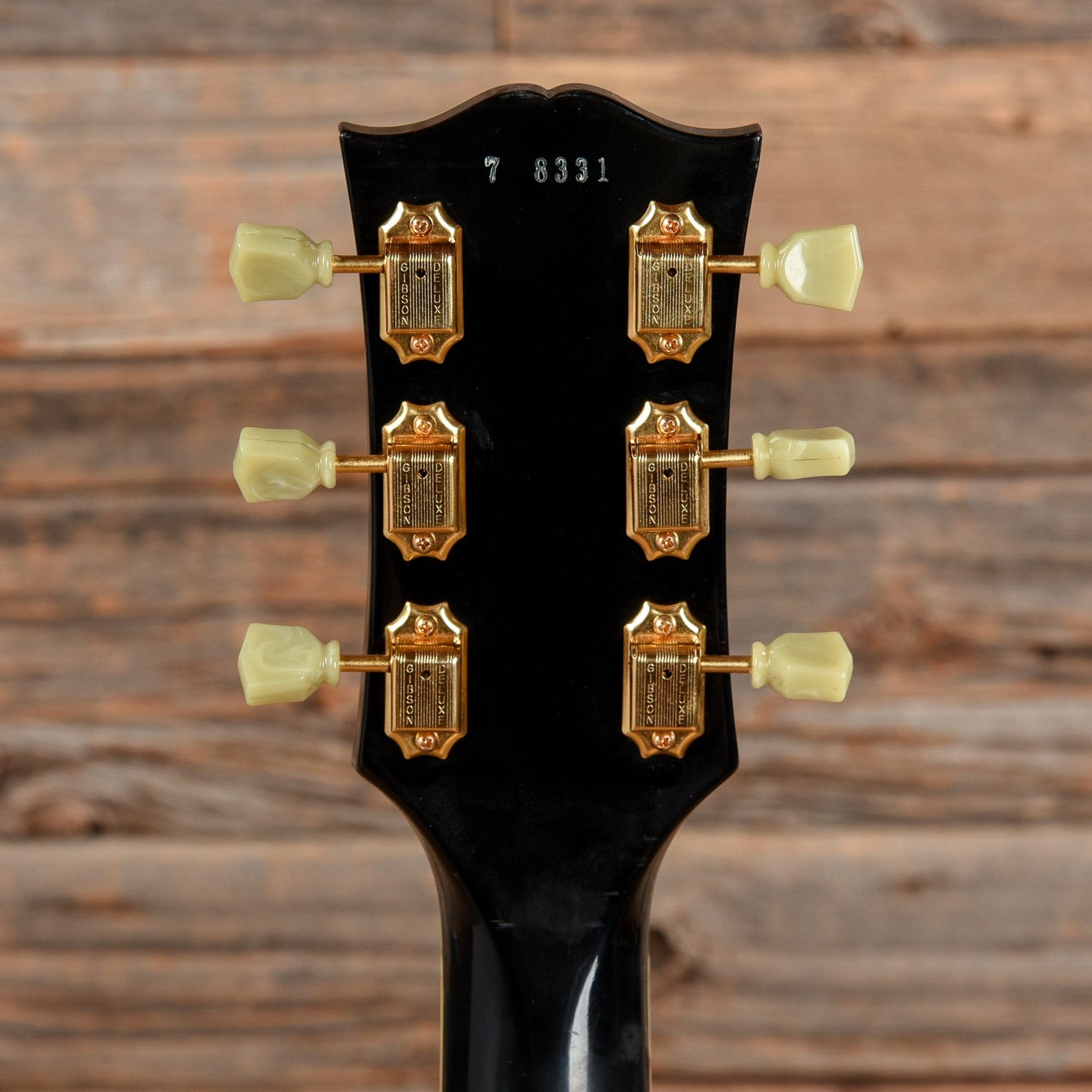 Gibson Custom '57 Les Paul Custom 3-Pickup Ebony 2008 Electric Guitars / Solid Body