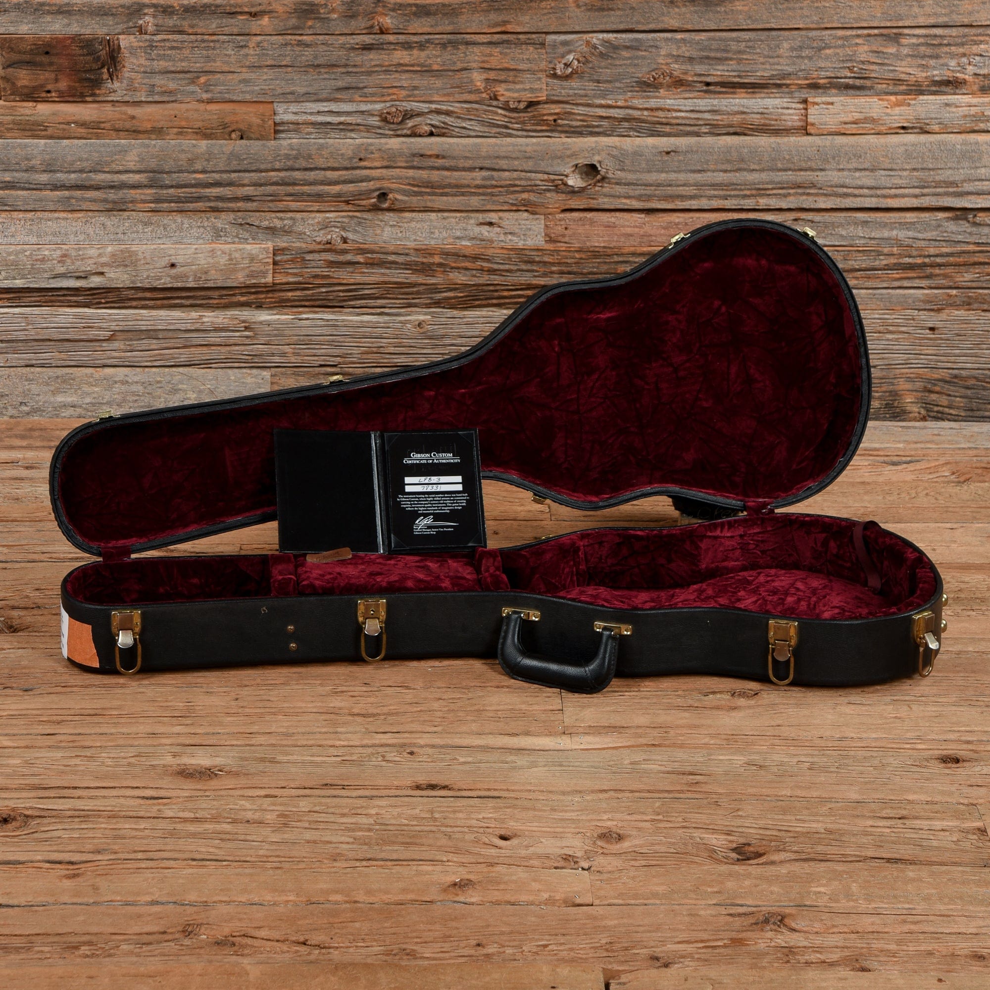 Gibson Custom '57 Les Paul Custom 3-Pickup Ebony 2008 Electric Guitars / Solid Body