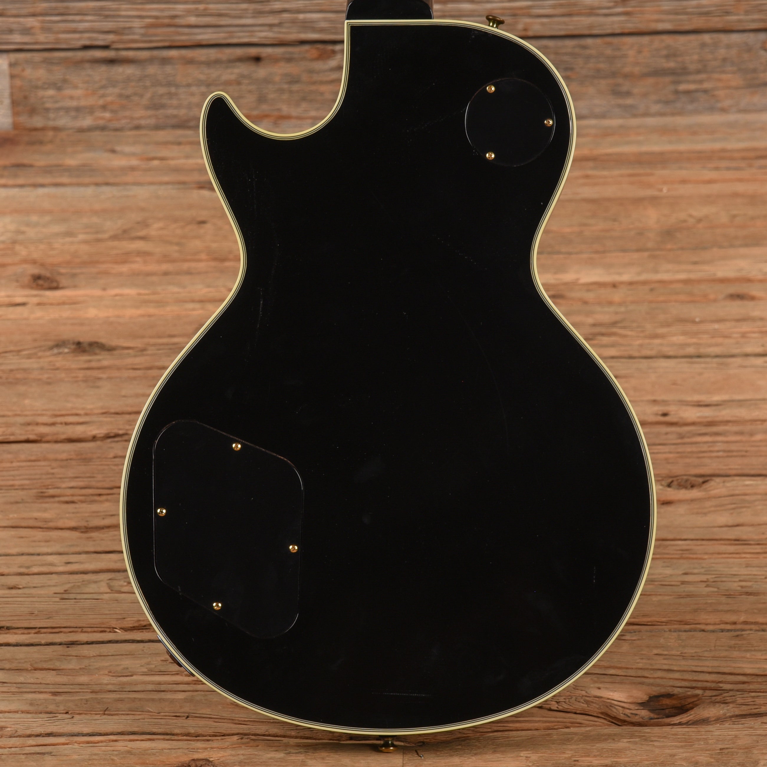 Gibson Custom '57 Les Paul Custom Reissue Ebony 2003 Electric Guitars / Solid Body