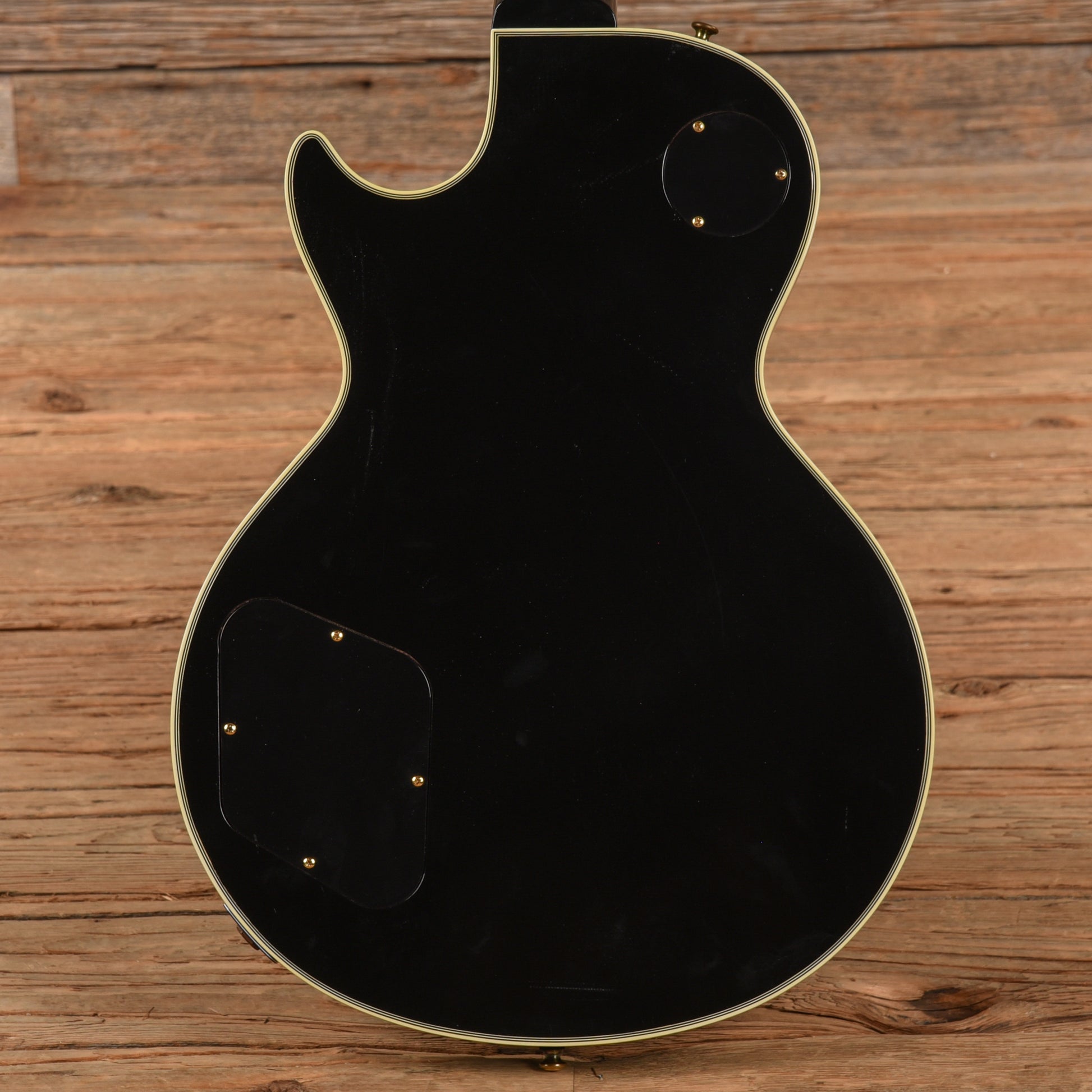 Gibson Custom '57 Les Paul Custom Reissue Ebony 2003 Electric Guitars / Solid Body