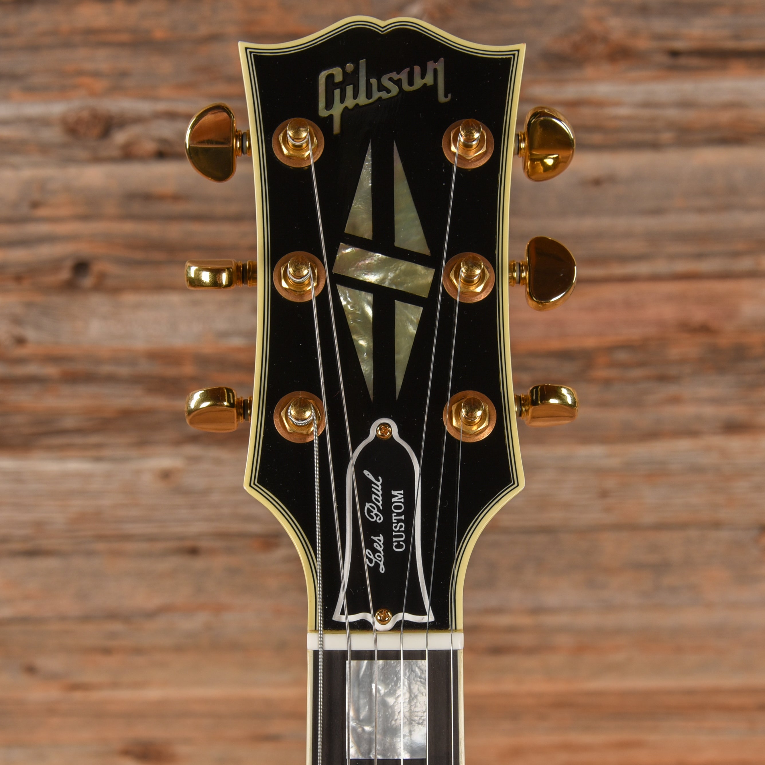 Gibson Custom '57 Les Paul Custom Reissue Ebony 2003 Electric Guitars / Solid Body