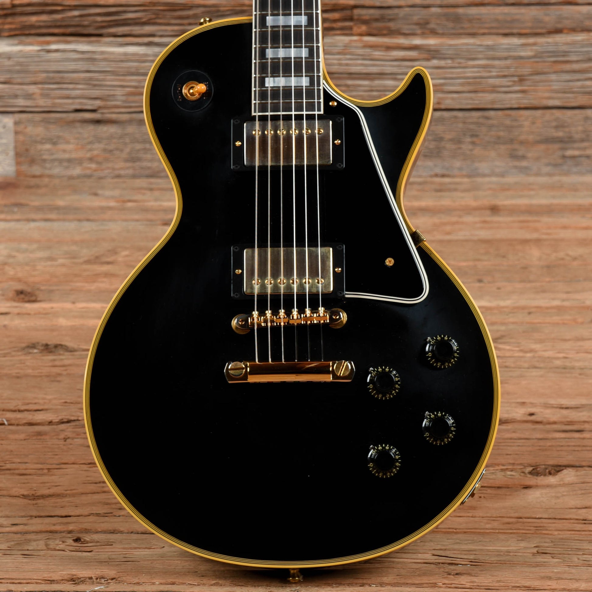 Gibson Custom 57 Les Paul Custom Reissue Ebony 2022 Electric Guitars / Solid Body