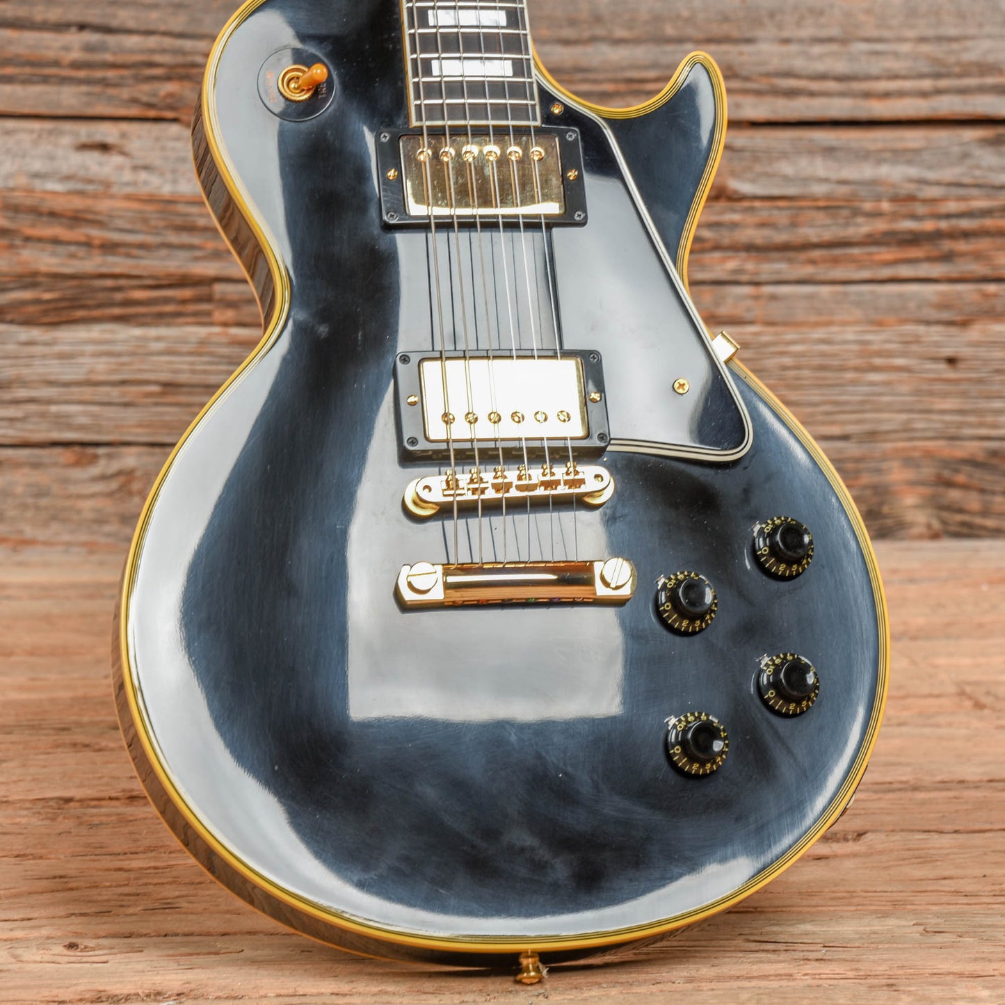 Gibson Custom 57 Les Paul Custom Reissue Ebony 2022 Electric Guitars / Solid Body