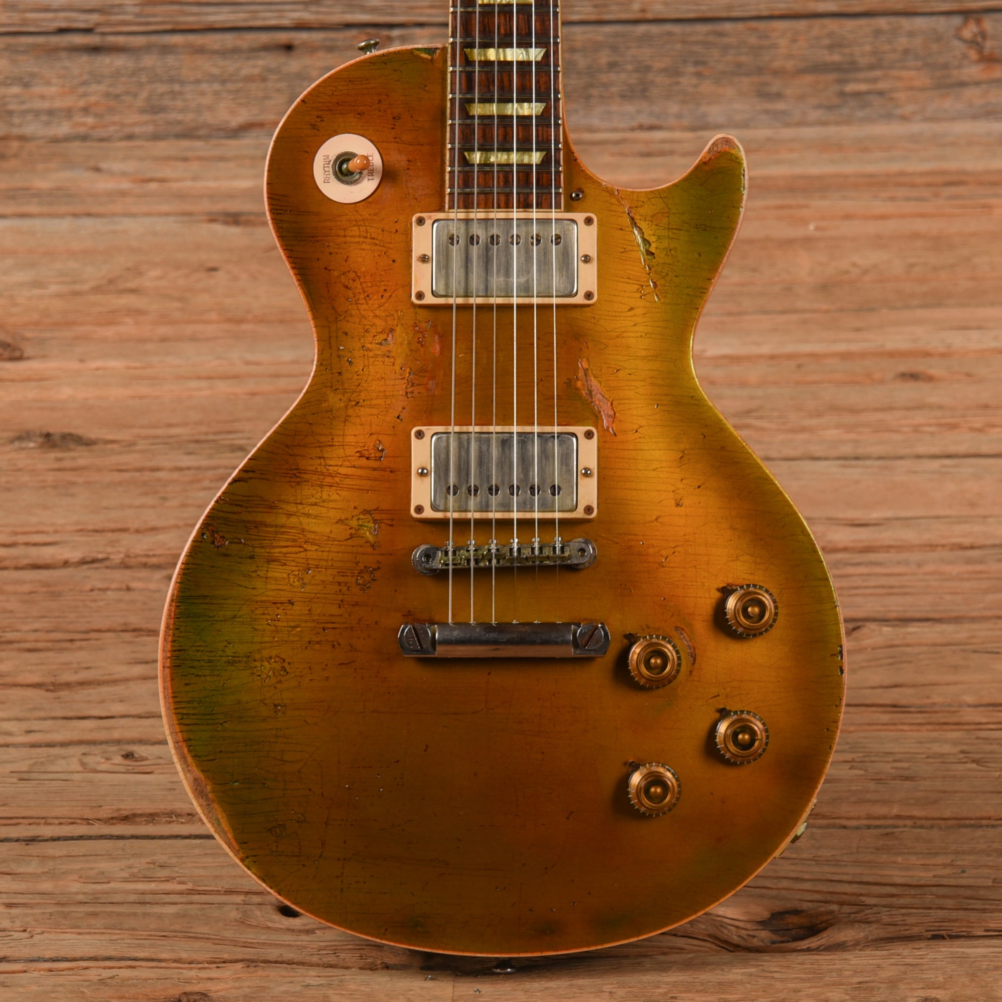 Gibson Custom '57 Les Paul Reissue Aftermarket Relic Goldtop 2013 Electric Guitars / Solid Body