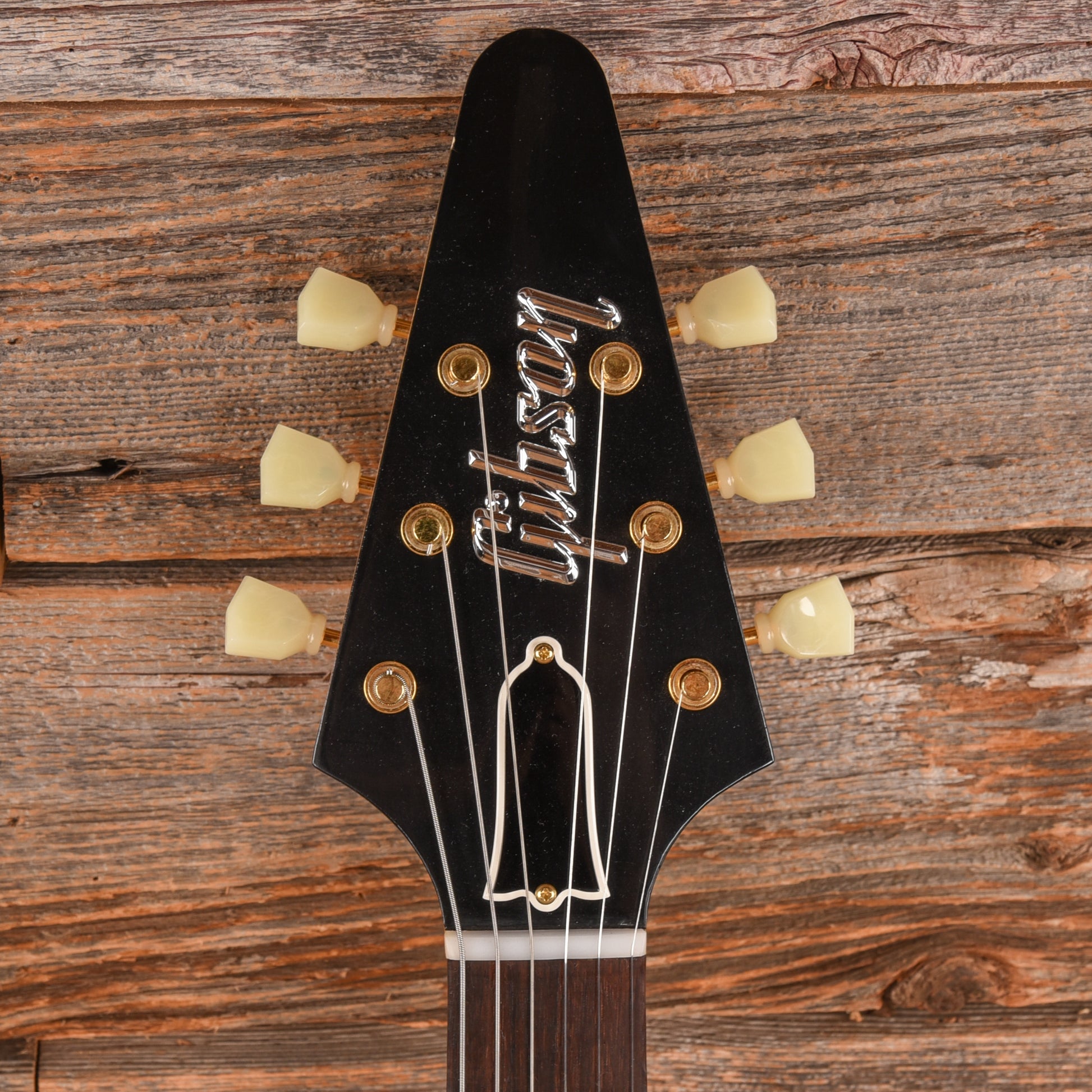 Gibson Custom '58 Flying V 2022, Korina Natural 2022 Electric Guitars / Solid Body
