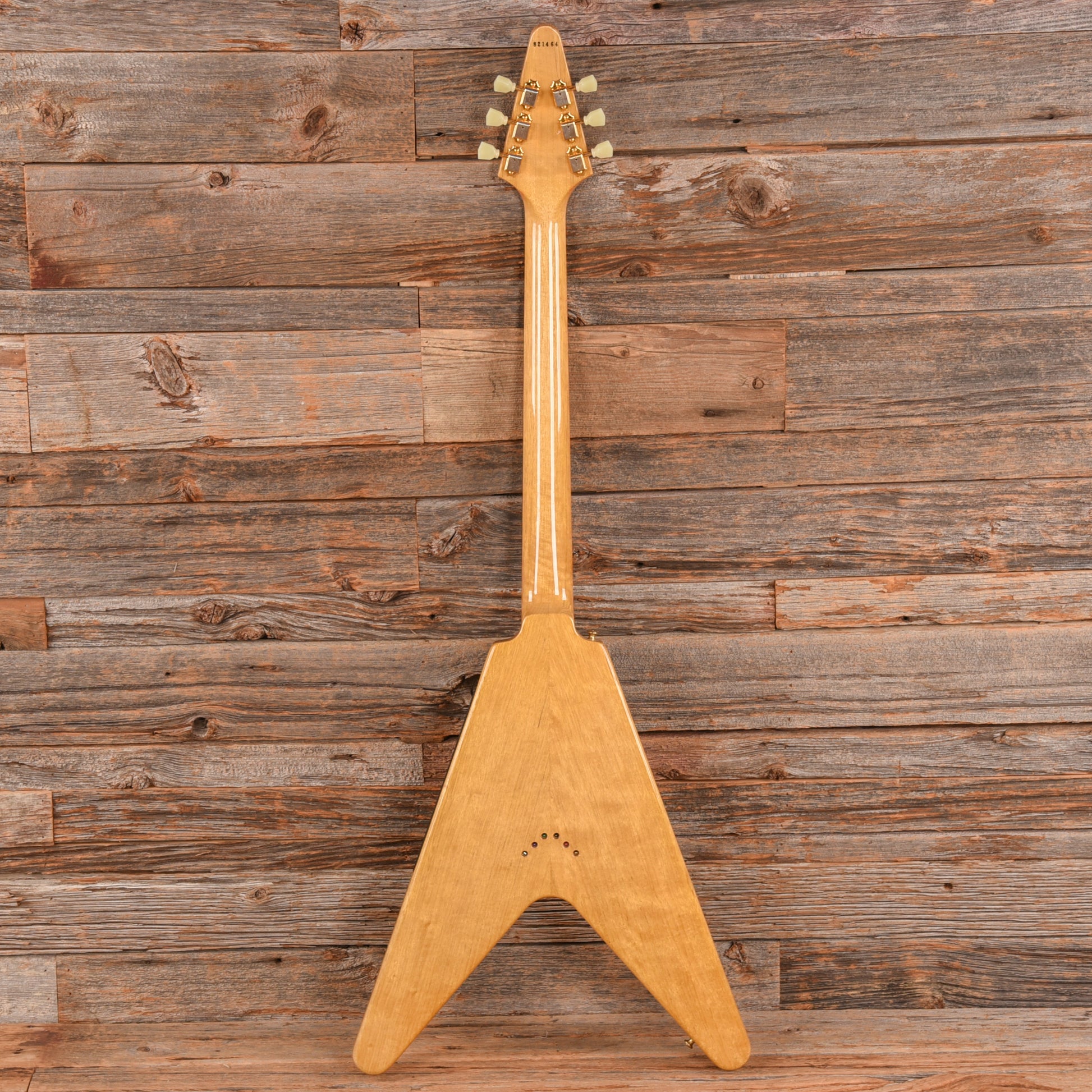 Gibson Custom '58 Flying V 2022, Korina Natural 2022 Electric Guitars / Solid Body