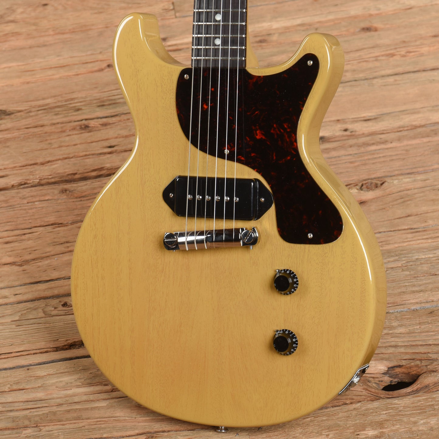 Gibson Custom '58 Les Paul Junior DC TV Yellow 2021 Electric Guitars / Solid Body