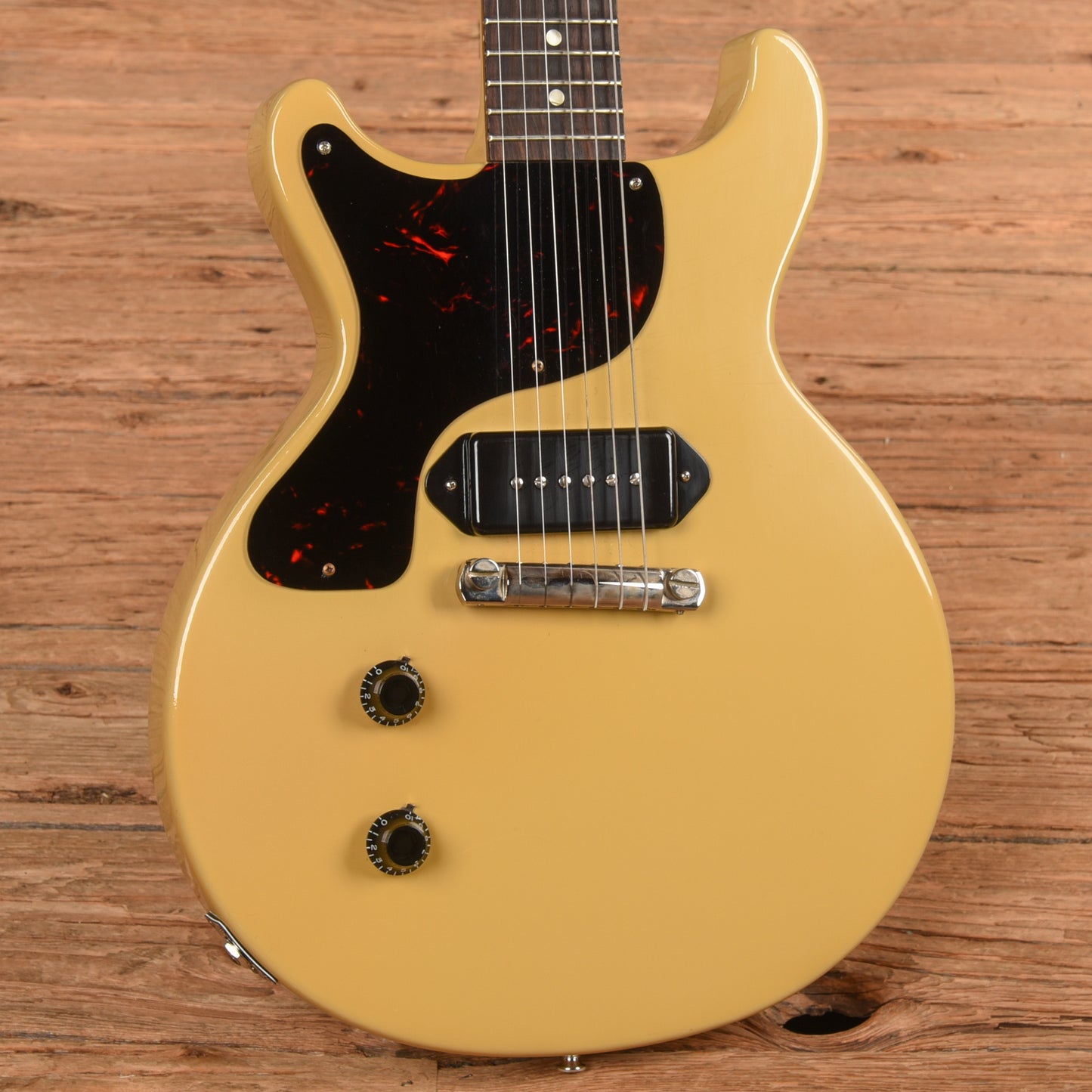 Gibson Custom '58 Les Paul Junior Double Cut TV Yellow 2024 LEFTY Electric Guitars / Solid Body