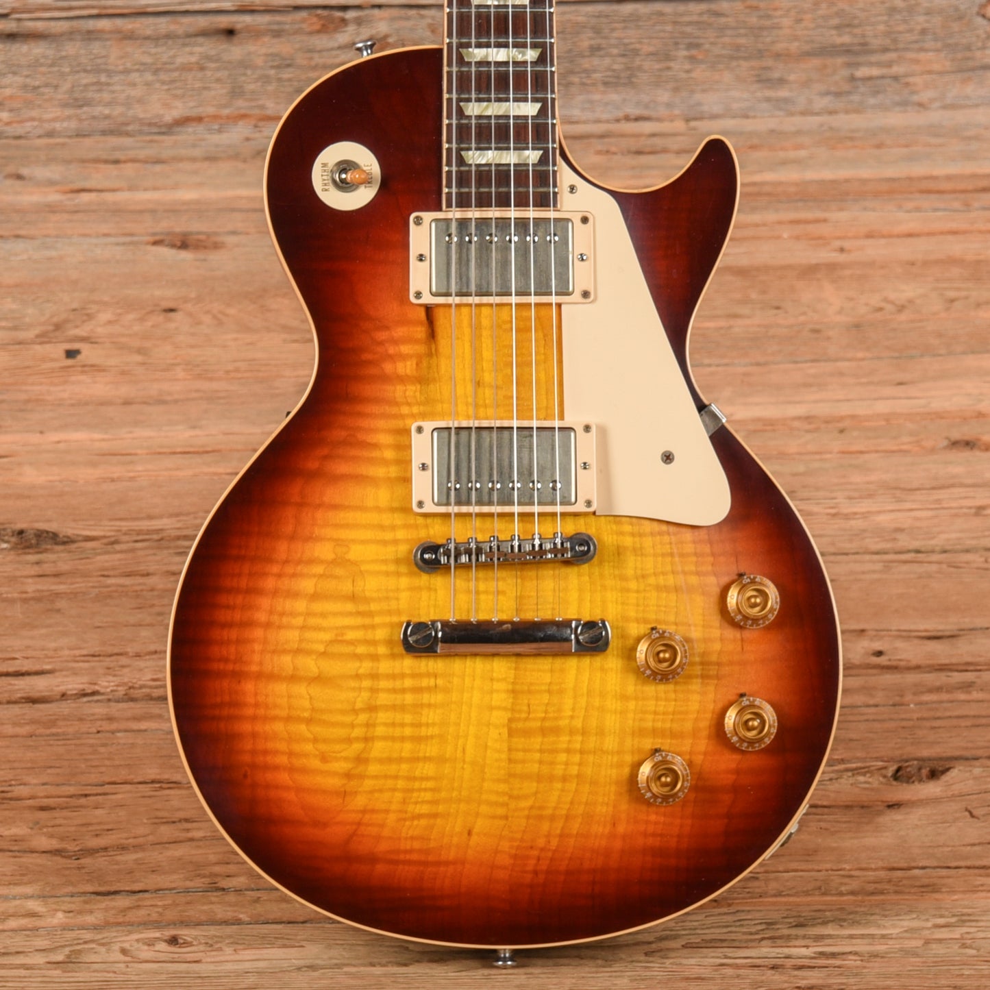 Gibson Custom '58 Les Paul Standard Chambered Reissue Sunburst 2005 Electric Guitars / Solid Body
