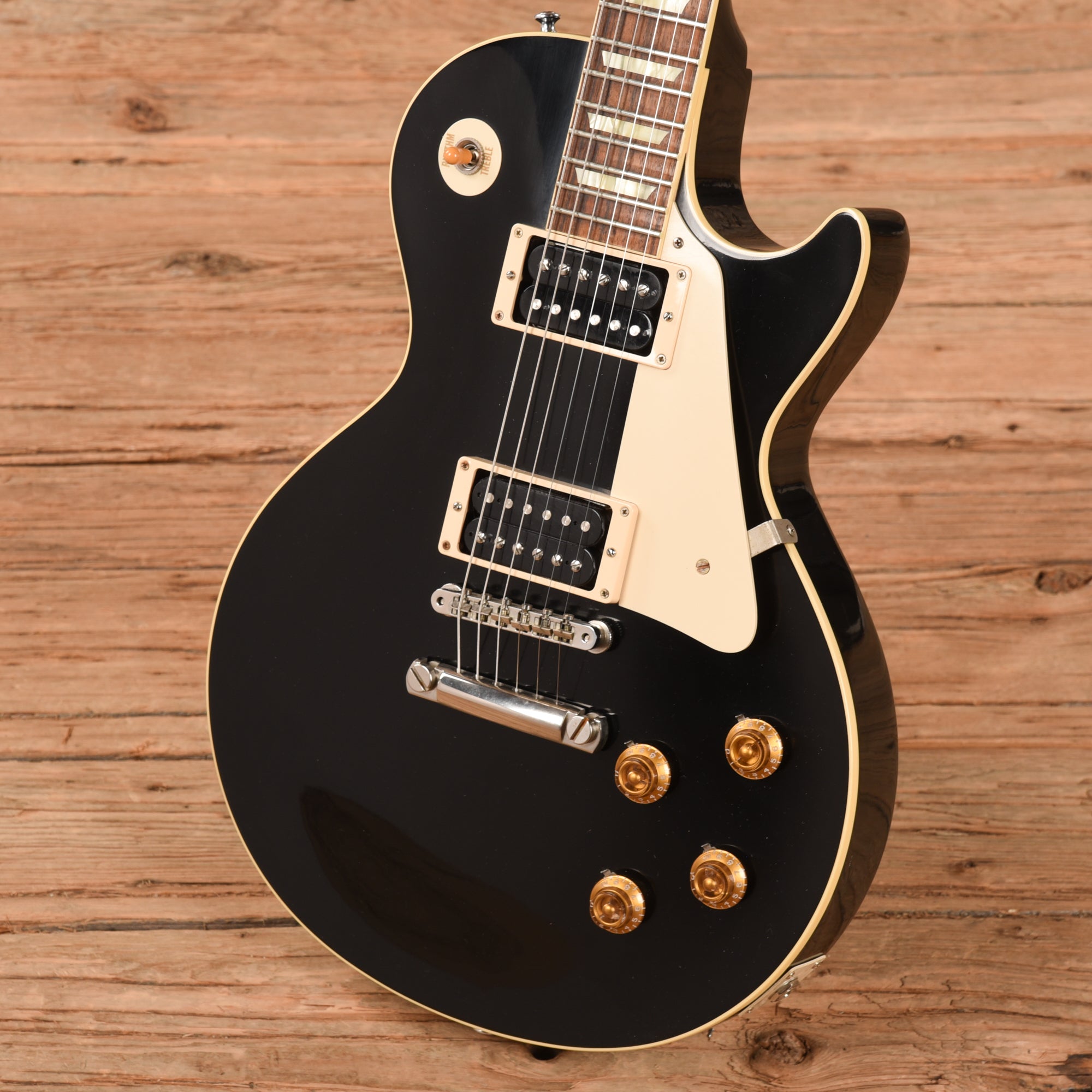 Gibson Custom '58 Les Paul Standard Reissue Black 2016 Electric Guitars / Solid Body