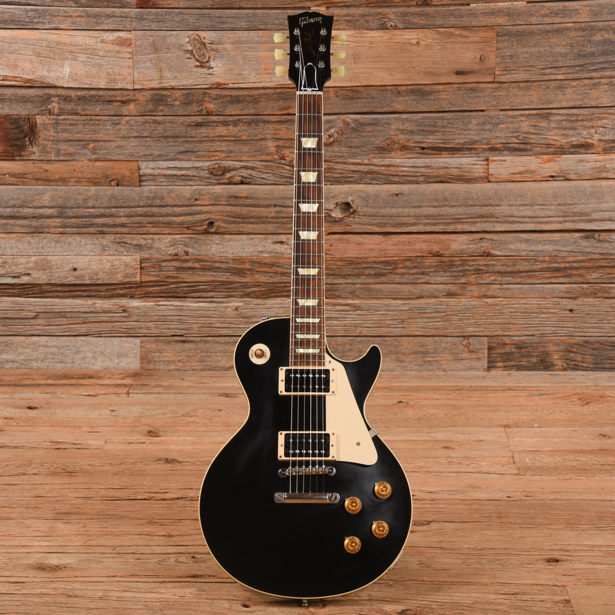 Gibson Custom '58 Les Paul Standard Reissue Black 2016 Electric Guitars / Solid Body