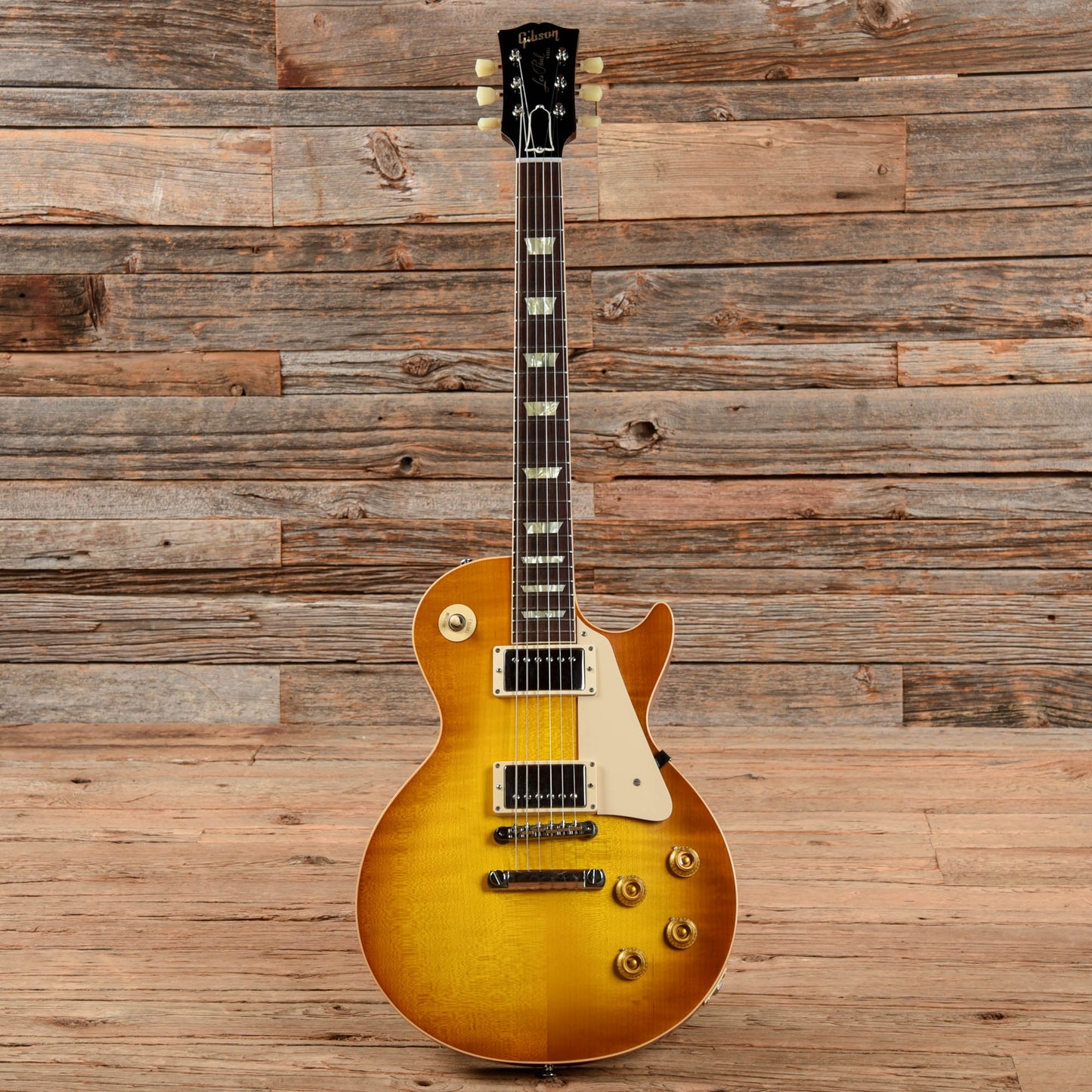 Gibson Custom 58 Les Paul Standard Reissue Sunburst Electric Guitars / Solid Body