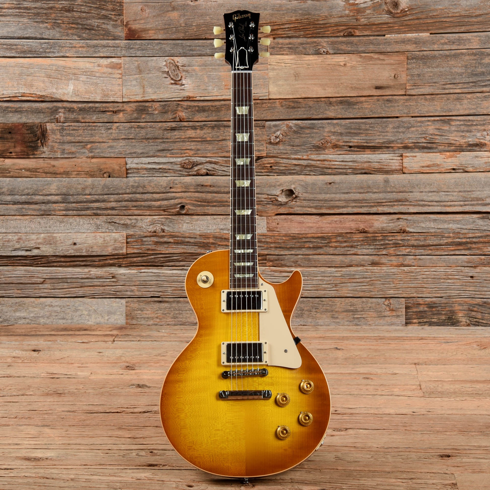 Gibson Custom 58 Les Paul Standard Reissue Sunburst Electric Guitars / Solid Body