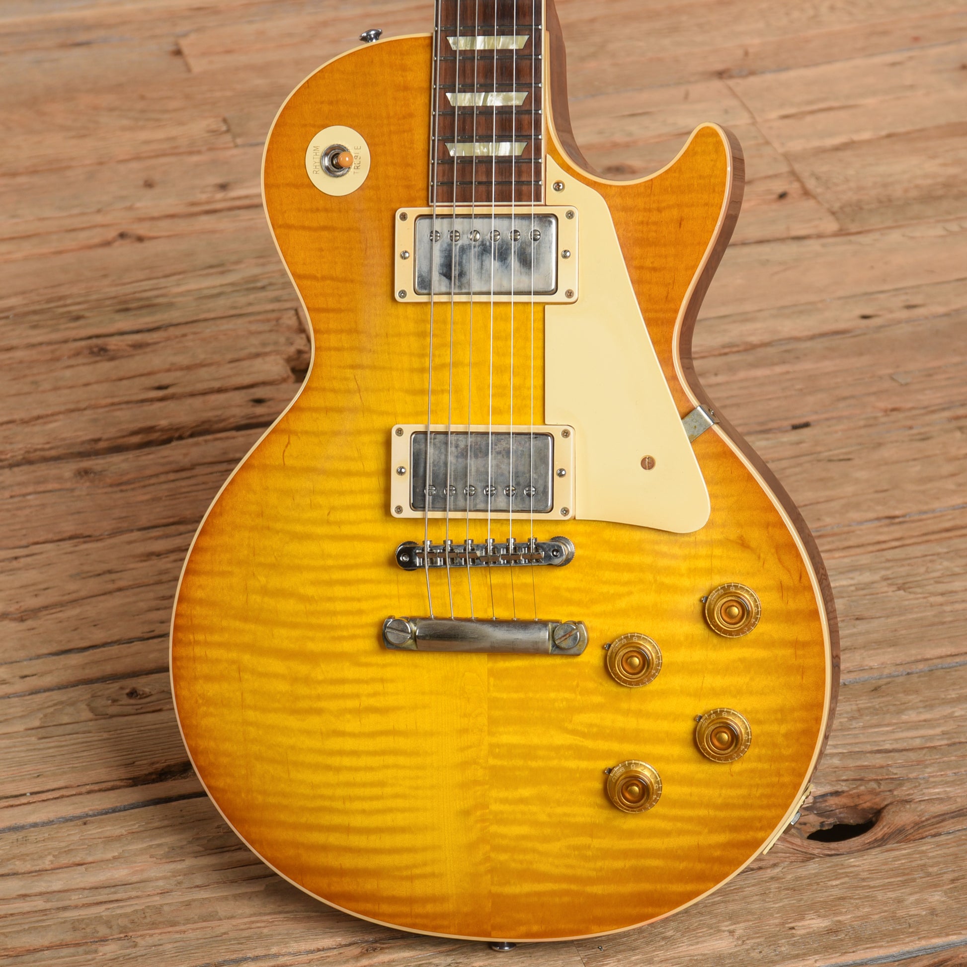 Gibson Custom '58 Les Paul Standard Wildwood Spec Sunburst 2019 Electric Guitars / Solid Body