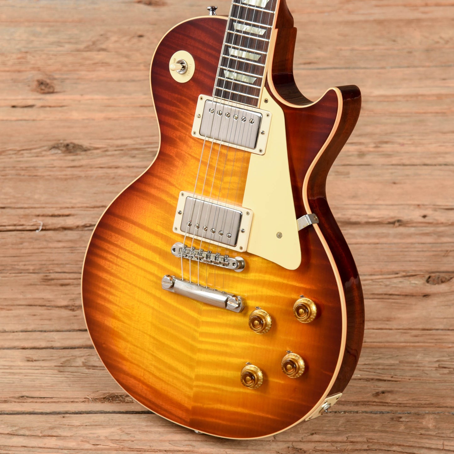 Gibson Custom '59 Les Paul Standard "CME Spec" w/59 Carmelita Neck Slow Iced Tea Fade VOS 2022 Electric Guitars / Solid Body