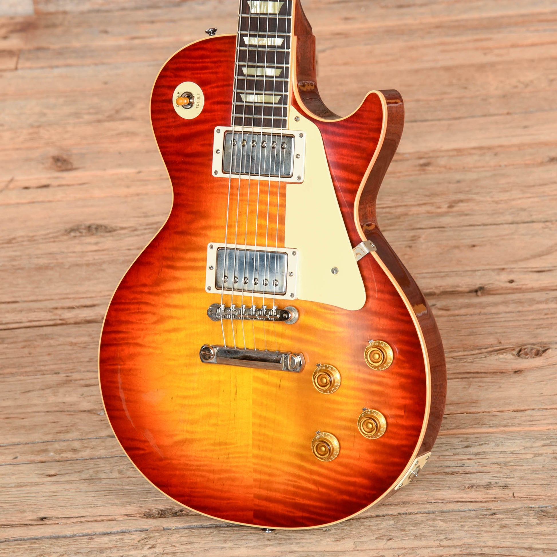 Gibson Custom '59 Les Paul Standard Reissue Cherry Sunburst 2024 Electric Guitars / Solid Body