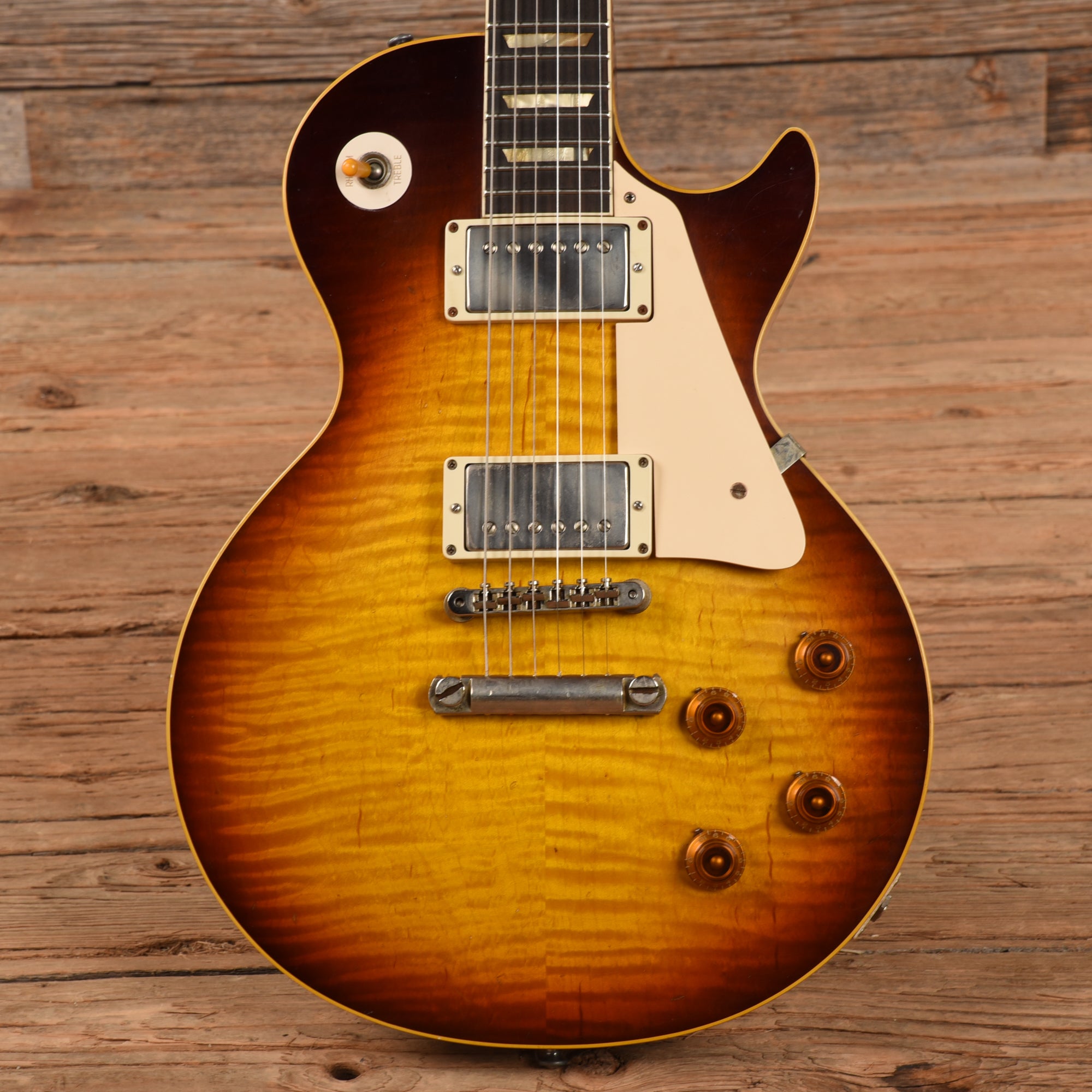 Gibson Custom '59 Les Paul Standard Reissue Historic Makeovers Deluxe Package Sunburst 2013 Electric Guitars / Solid Body