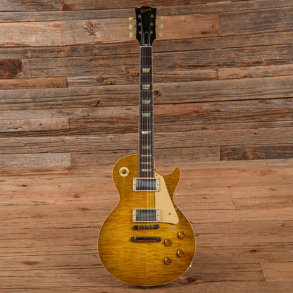 Gibson Custom '59 Les Paul Standard Reissue w/'59 Carmelita Neck VOS Green Lemon 2024 Electric Guitars / Solid Body