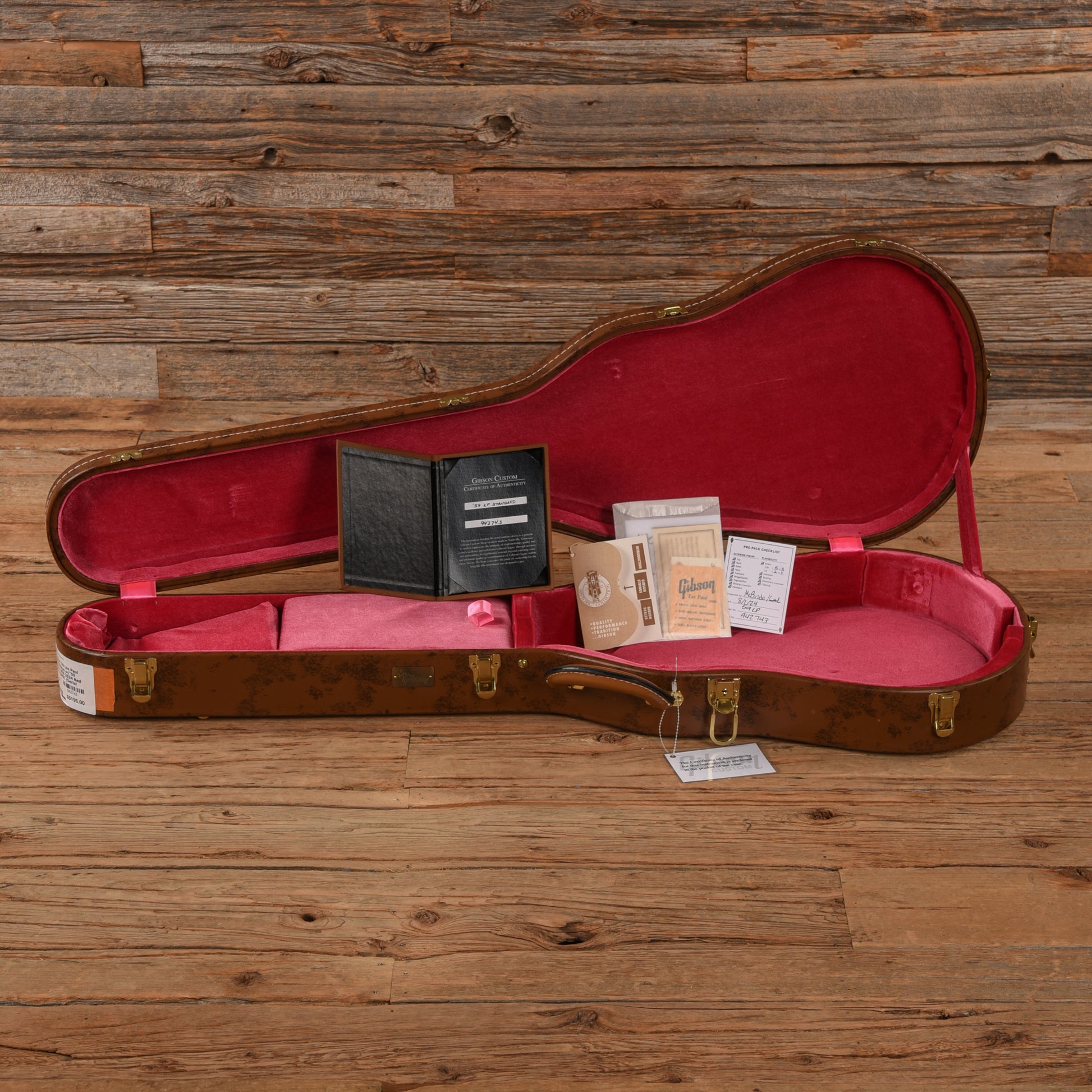 Gibson Custom '59 Les Paul Standard Reissue w/'59 Carmelita Neck VOS Red Sky Fade 2024 Electric Guitars / Solid Body