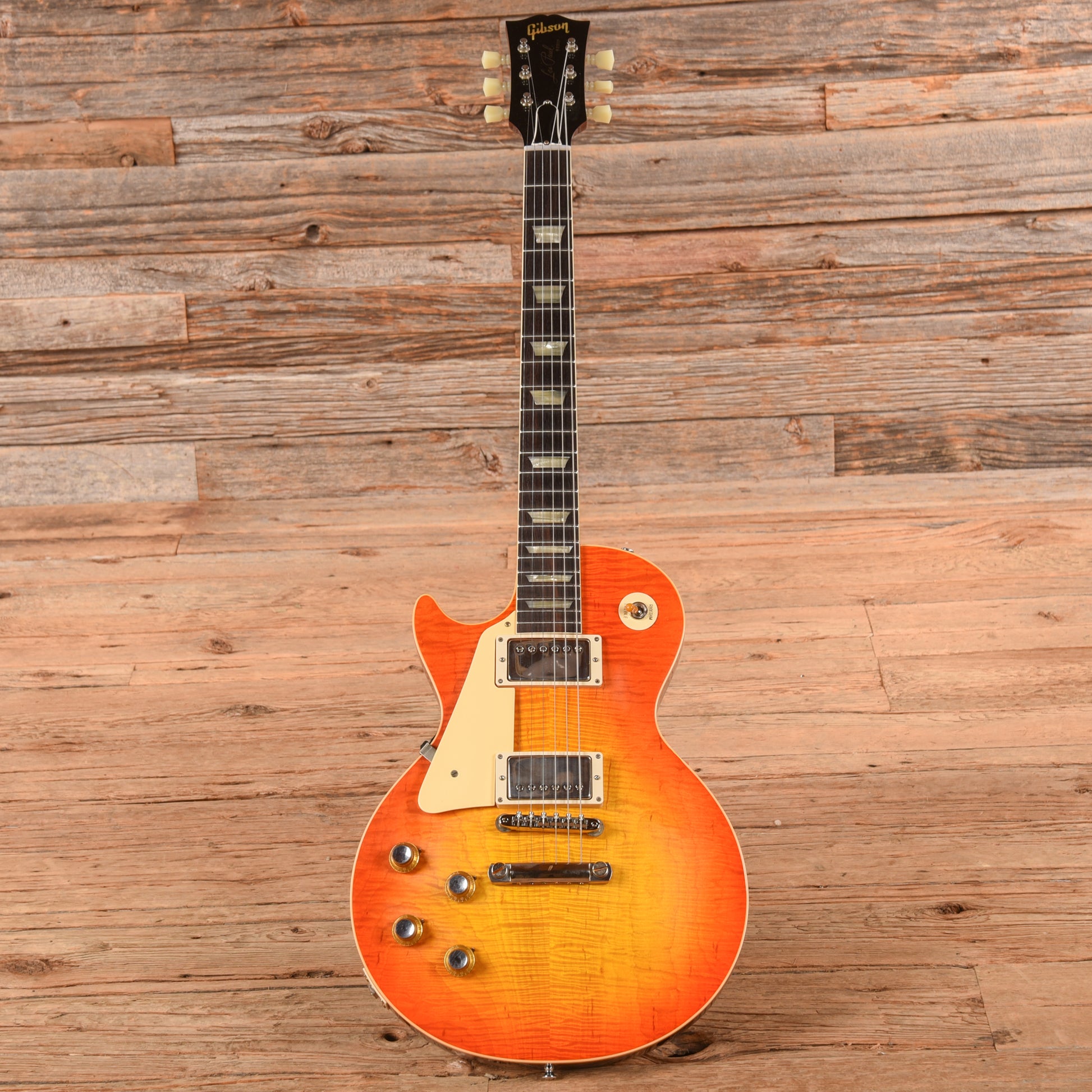 Gibson Custom '60 Les Paul Standard Reissue Tangerine Burst 2024 LEFTY Electric Guitars / Solid Body