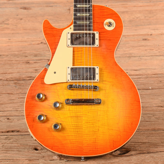 Gibson Custom '60 Les Paul Standard Reissue Tangerine Burst 2024 LEFTY Electric Guitars / Solid Body