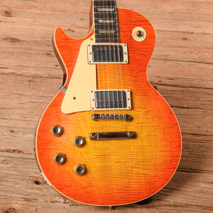 Gibson Custom '60 Les Paul Standard Reissue Tangerine Burst 2024 LEFTY Electric Guitars / Solid Body