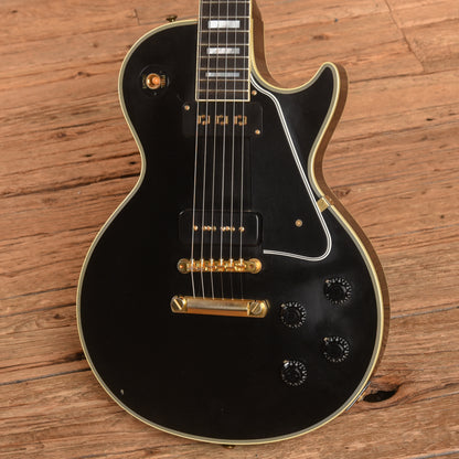 Gibson Custom 60th Anniversary 1954 Les Paul Custom Reissue VOS Ebony 2014 Electric Guitars / Solid Body