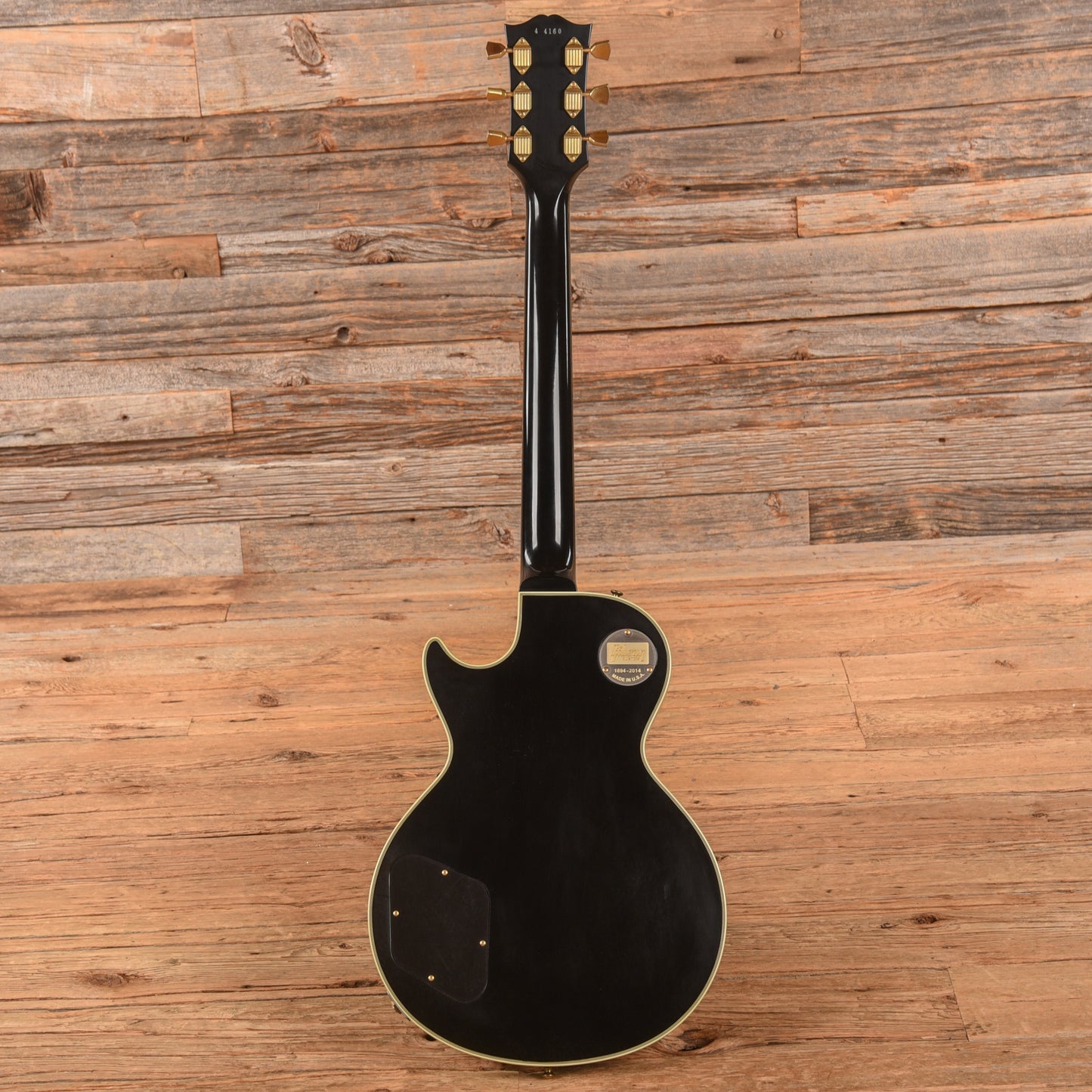Gibson Custom 60th Anniversary 1954 Les Paul Custom Reissue VOS Ebony 2014 Electric Guitars / Solid Body